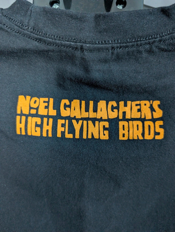 Noel Gallagher High Flying Birds Tee Shirt Size S Black Band Tour