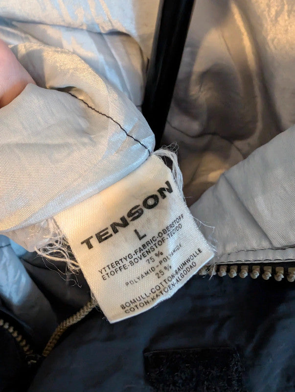 Tenson Vintage Ski Jacket Pink Teal Colour Block Coat Size Large