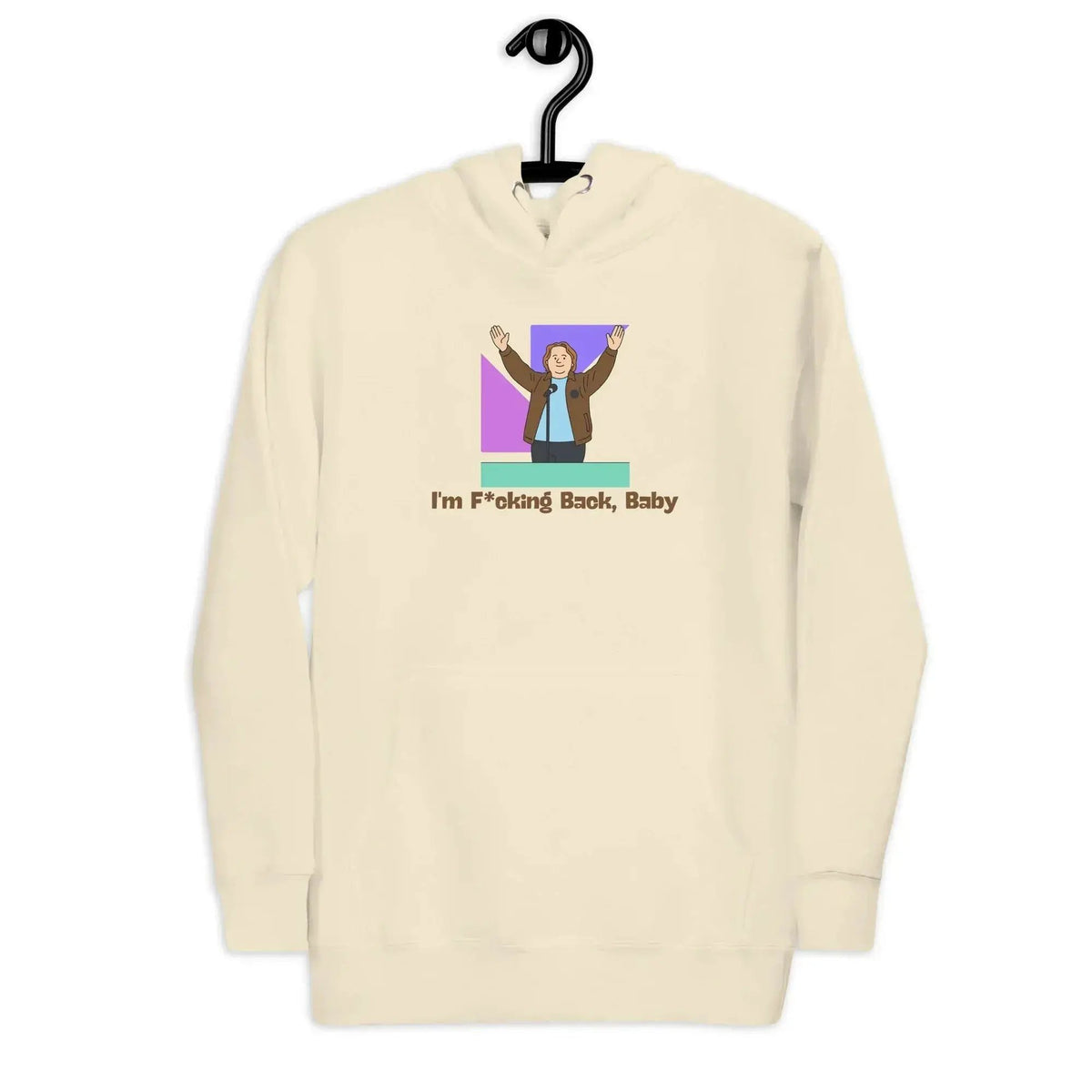 Lewis Capaldi "I'm Back" Unisex Cotton Polyester Hoodie | White alcyone213k
