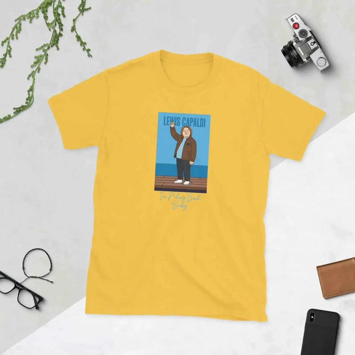 Lewis Capaldi "I'm Back" Unisex Cotton T-Shirt | Artist Merch alcyone213k