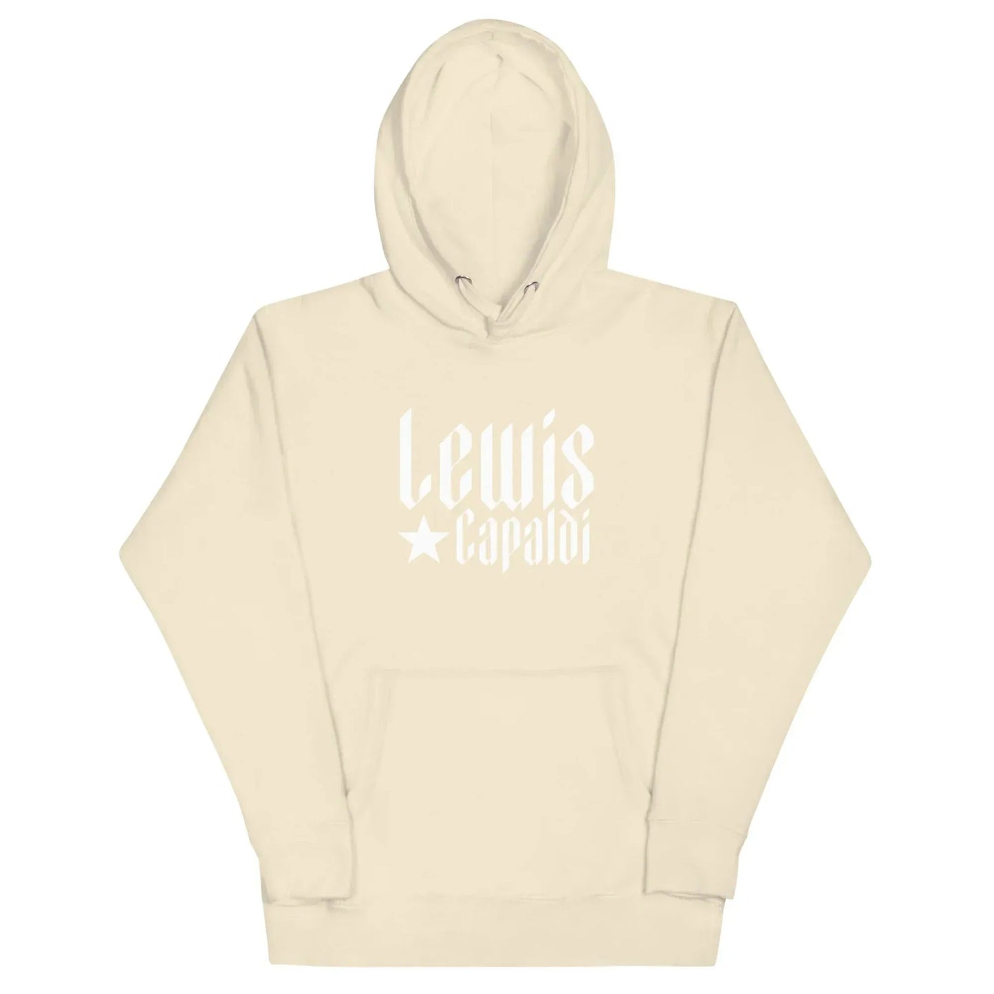 Lewis Capaldi Unisex Hoodie Pouch Pocket Black Cotton alcyone213k