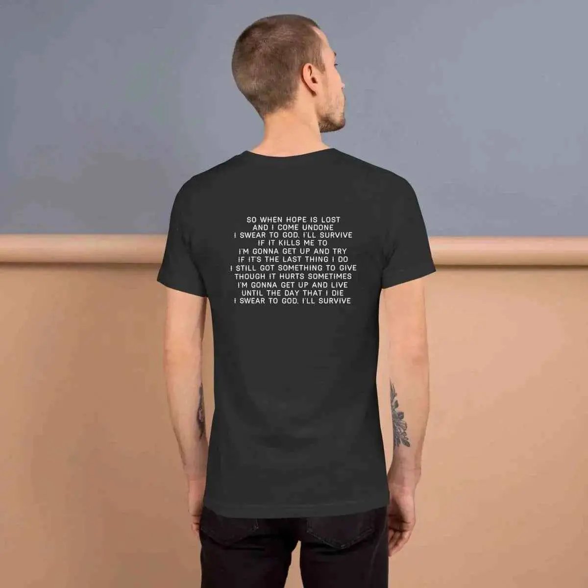 Lewis Capaldi Survive Lyrics T-Shirt