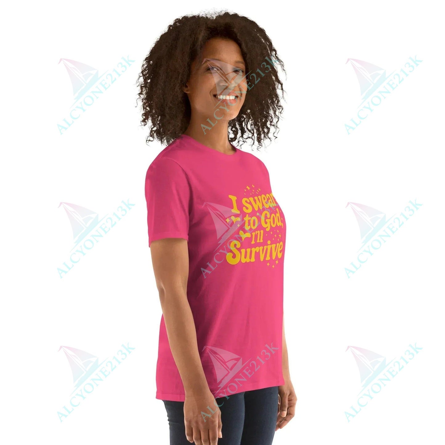 Lewis Capaldi "Survive" Lyric T-Shirt - Black Cotton Blend Unisex Tee alcyone213k