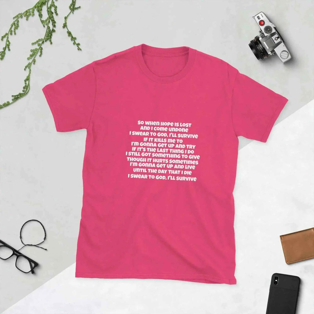 Lewis Capaldi Survive Lyrics T-Shirt