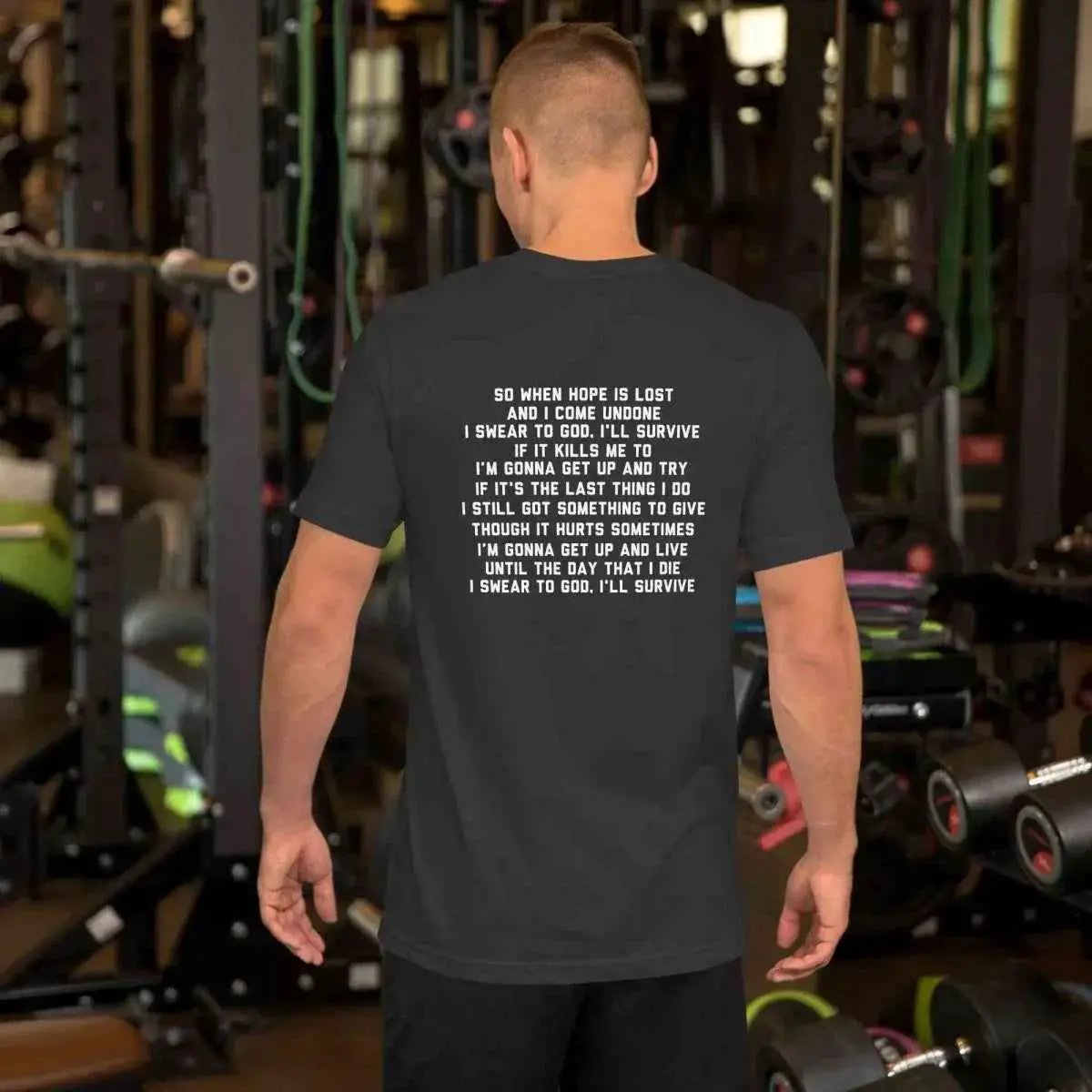 Lewis Capaldi Survive Lyrics T-Shirt