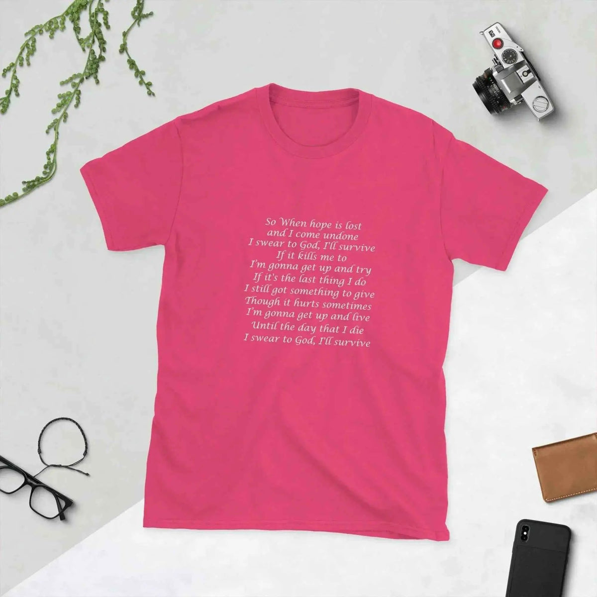 Lewis Capaldi Survive Lyrics T-Shirt