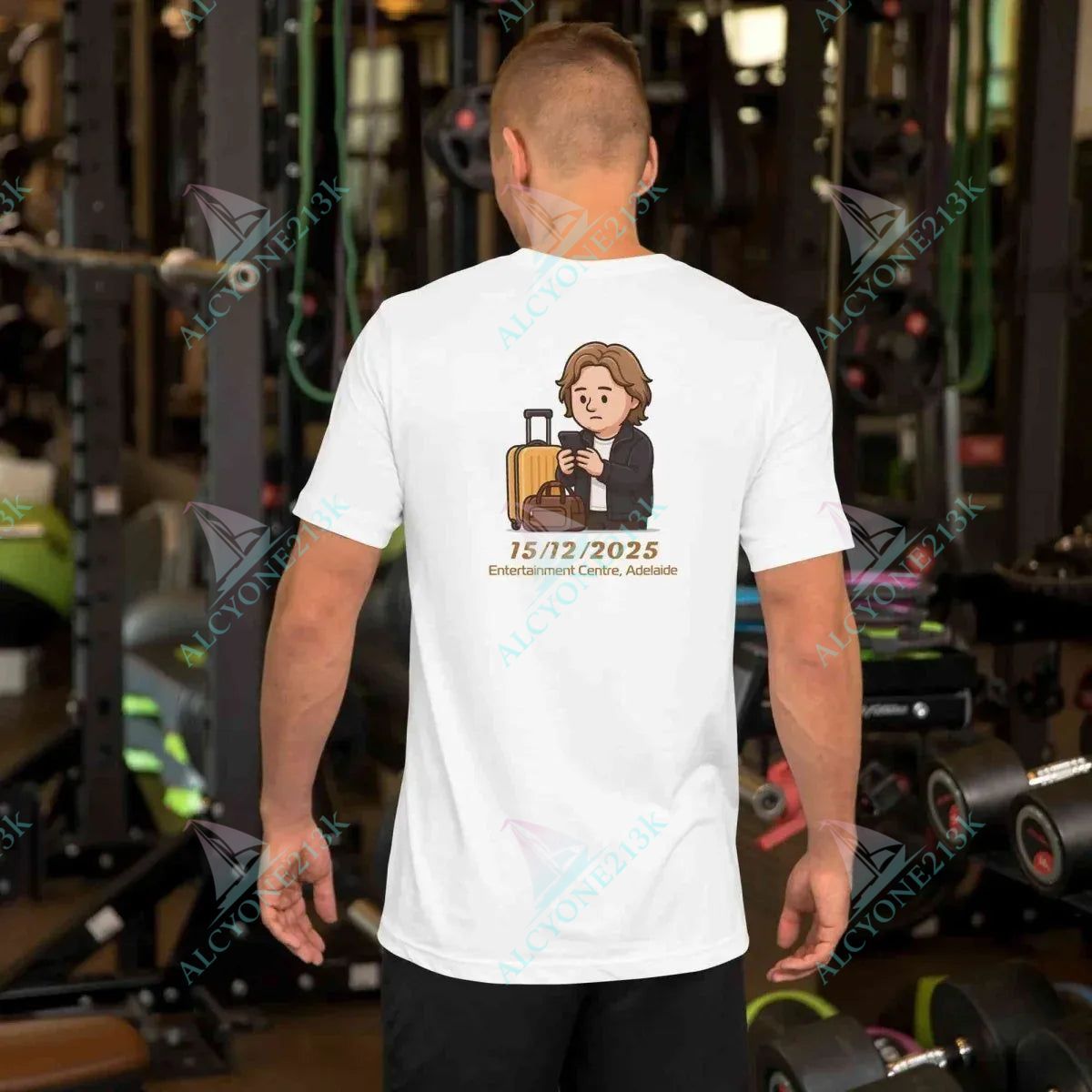 T-shirt Alcyone213k Lewis Capaldi 2025 Tour T-Shirt | Unisex Eco-Friendly Concert Merch