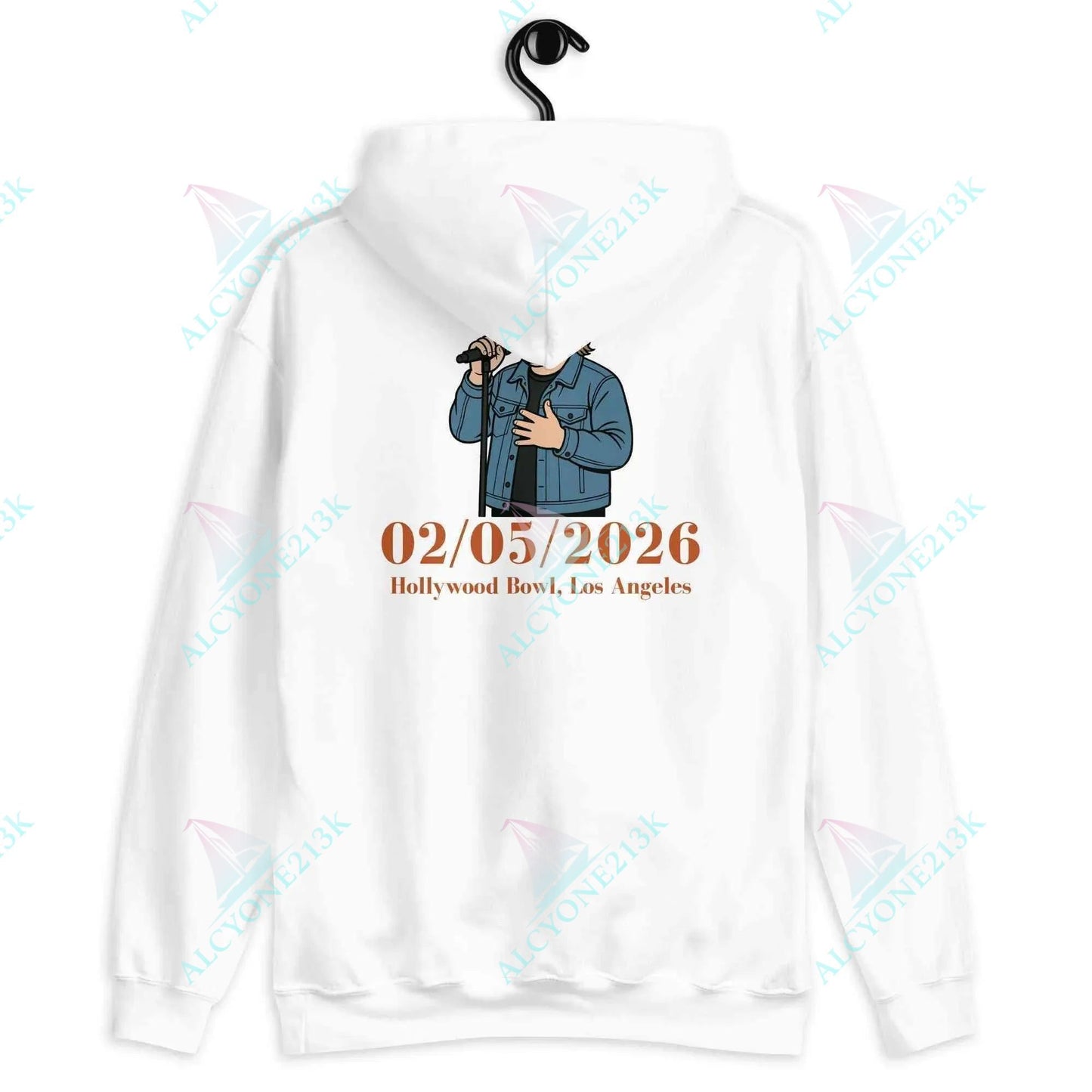 Alcyone213k Lewis Capaldi 2026 Tour Hoodie - Black Unisex Eco-Friendly Merchandise