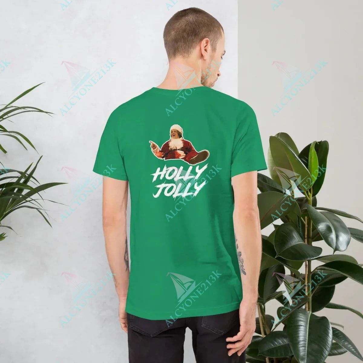 T-shirt Alcyone213k Lewis Capaldi Christmas T-Shirt - Holly Jolly Festive Unisex Apparel
