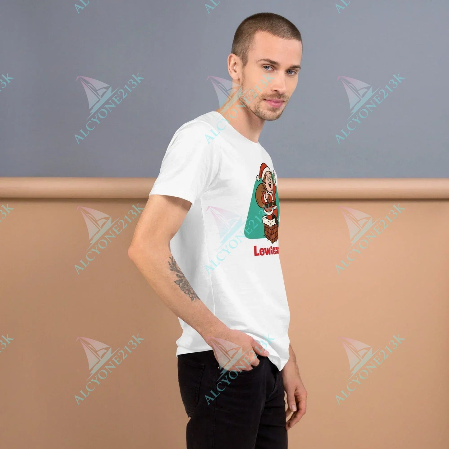 T-shirt Alcyone213k Lewis Capaldi Christmas T-Shirt | Unisex Sustainable Fan Apparel