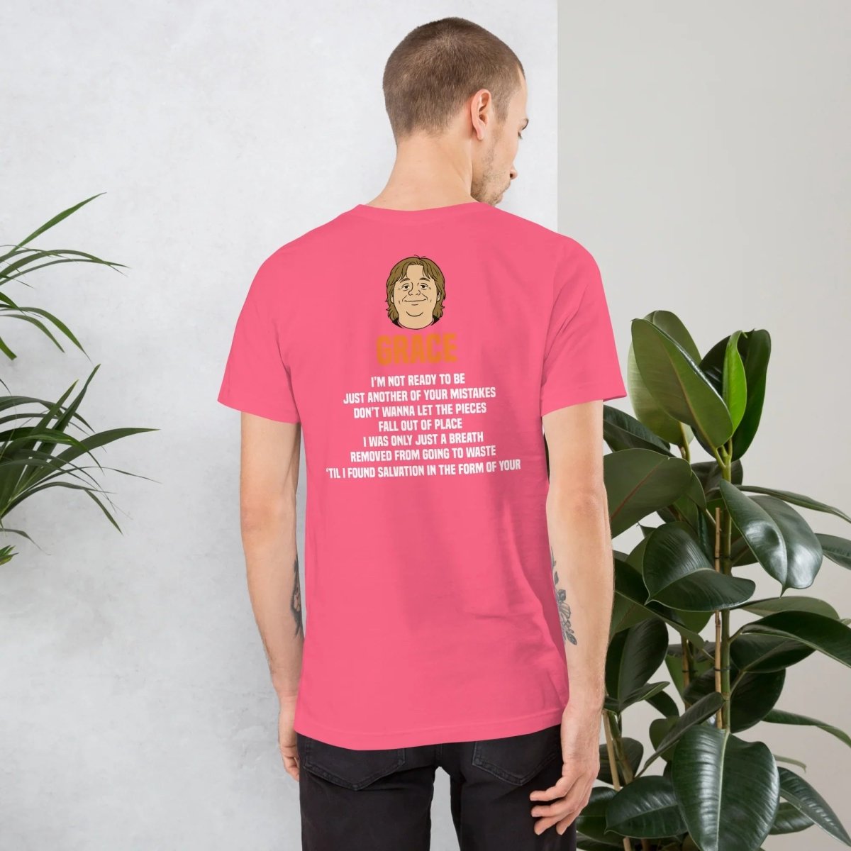 Lewis Capaldi Grace Lyrics T-Shirt | Black Organic Cotton - Alcyone213k
