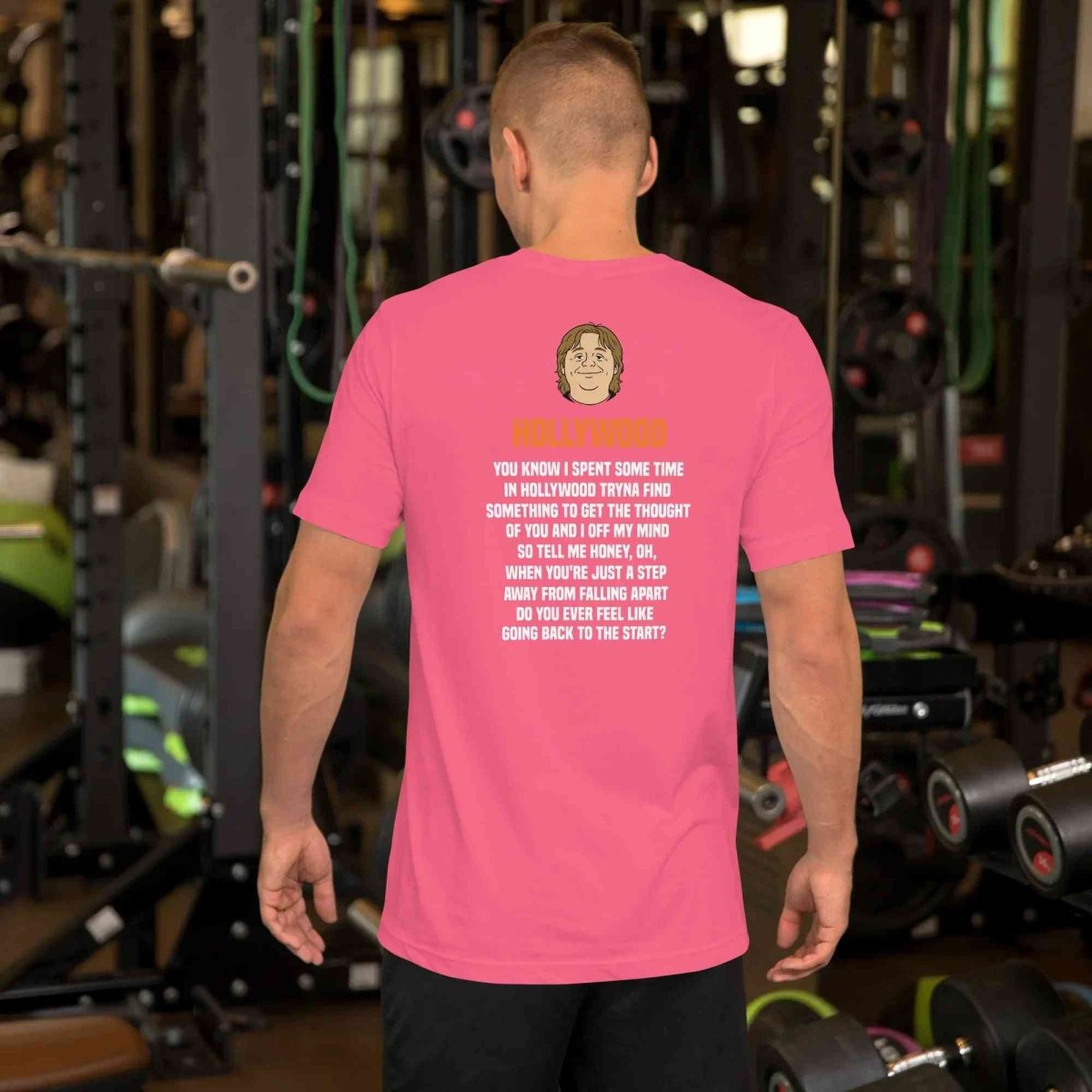 Lewis Capaldi Hollywood Lyrics T-Shirt - Black Sustainable Cotton Unisex Tee - Alcyone213k