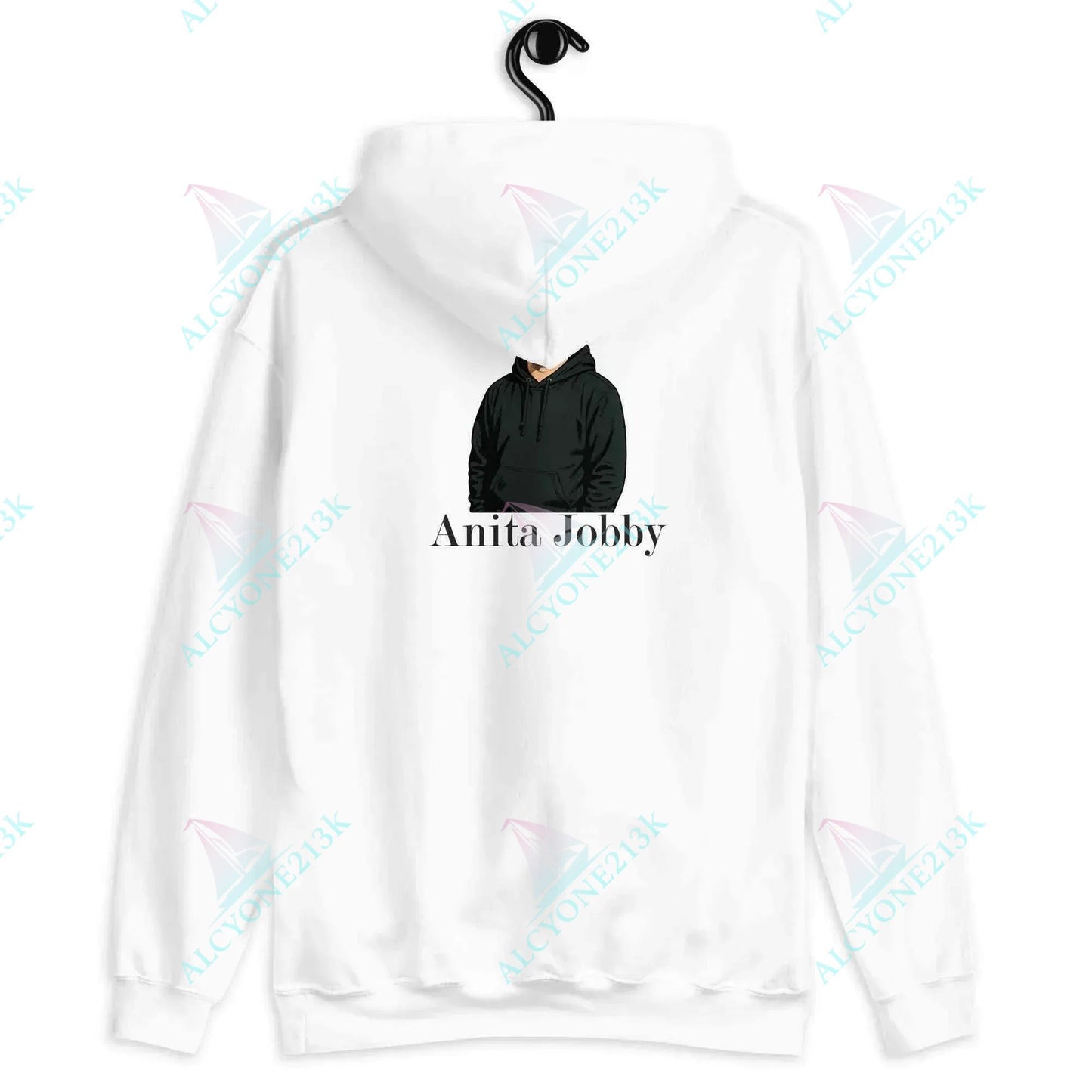 Alcyone213k Lewis Capaldi Hoodie | Anita Jobby Graphic | Bold Red Unisex