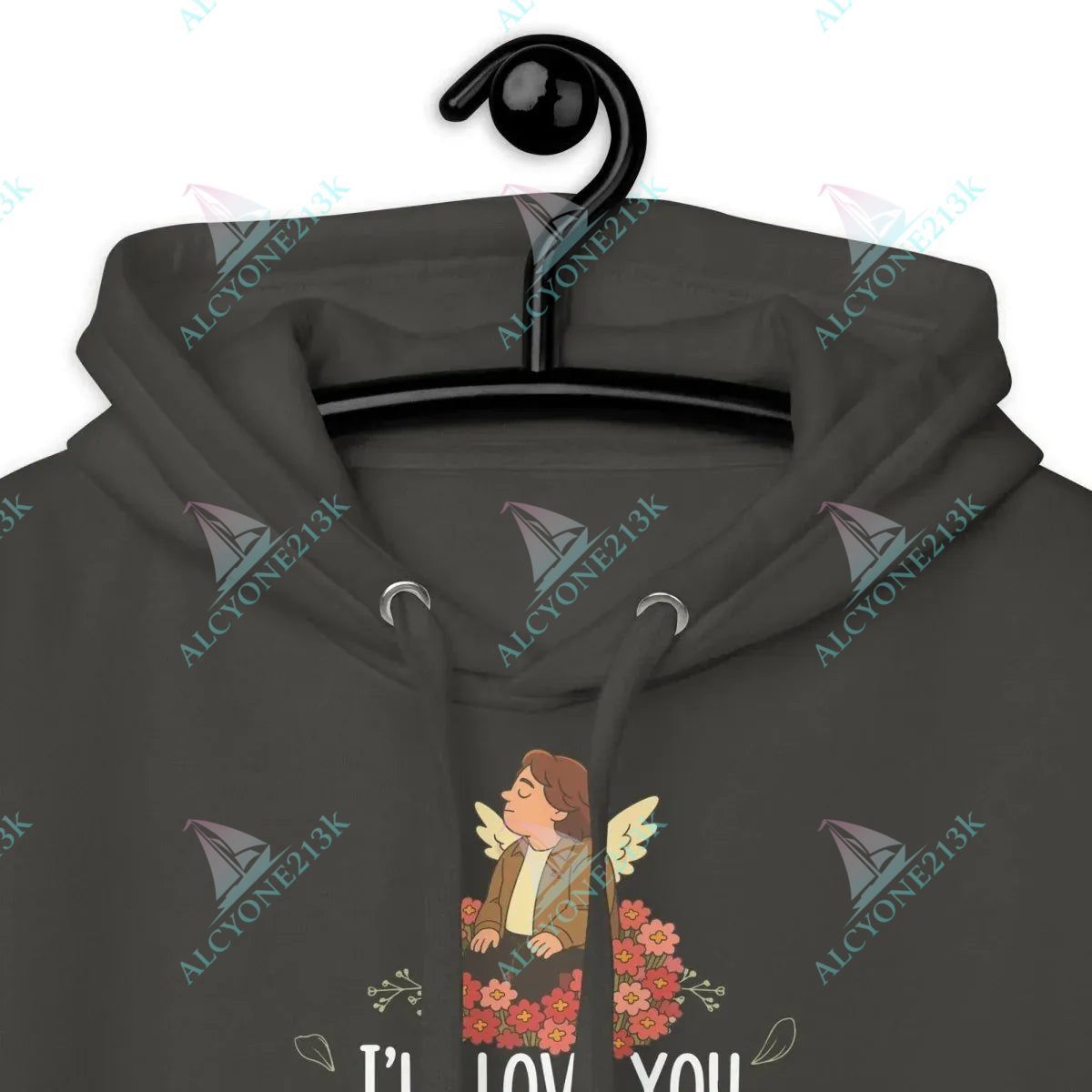 Alcyone213k Lewis Capaldi "Something In The Heavens" Lyrics Hoodie - Eco-Friendly Cotton