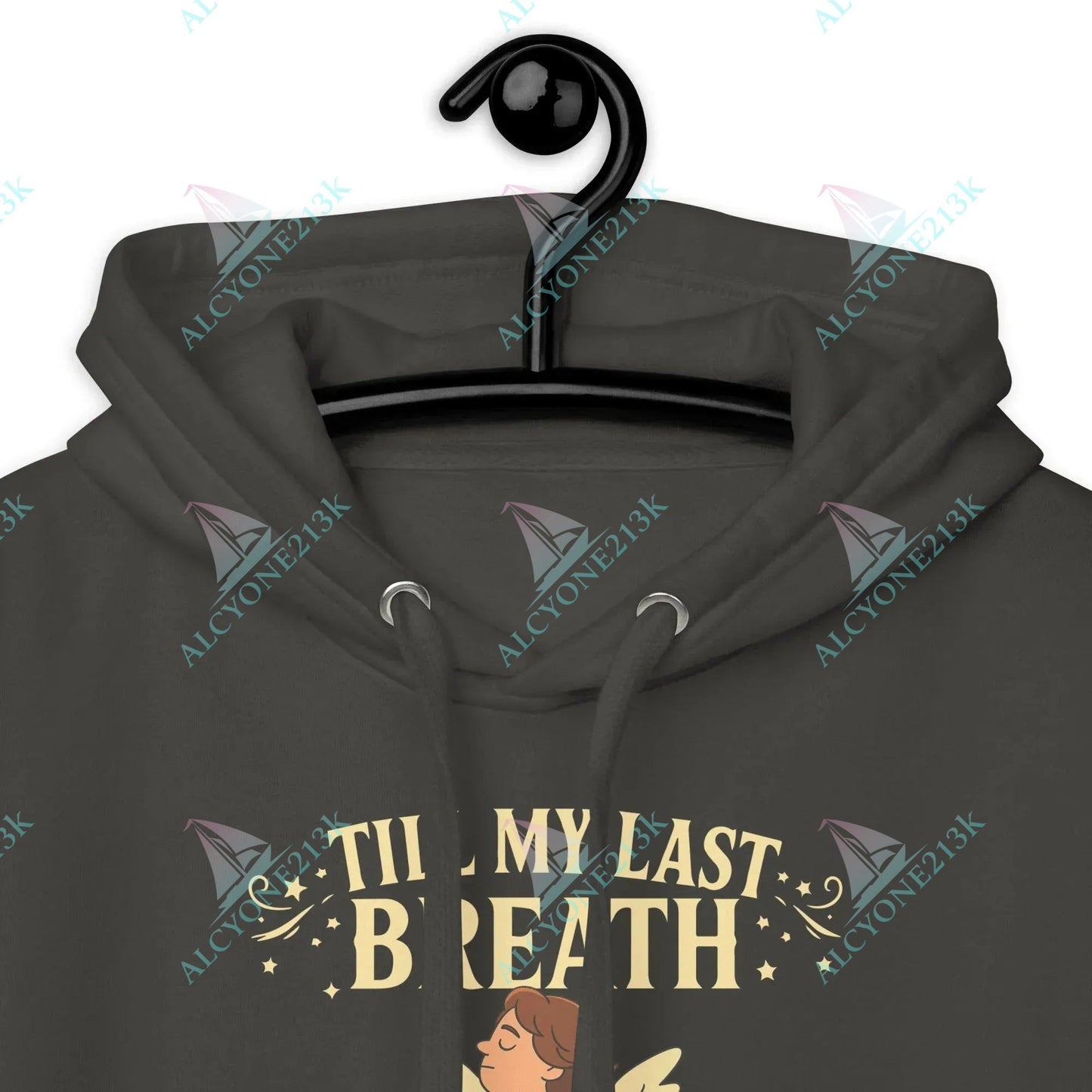 Hoodie Alcyone213k Lewis Capaldi Hoodie - "Something In The Heavens" Lyrics Unisex Sweatshirt