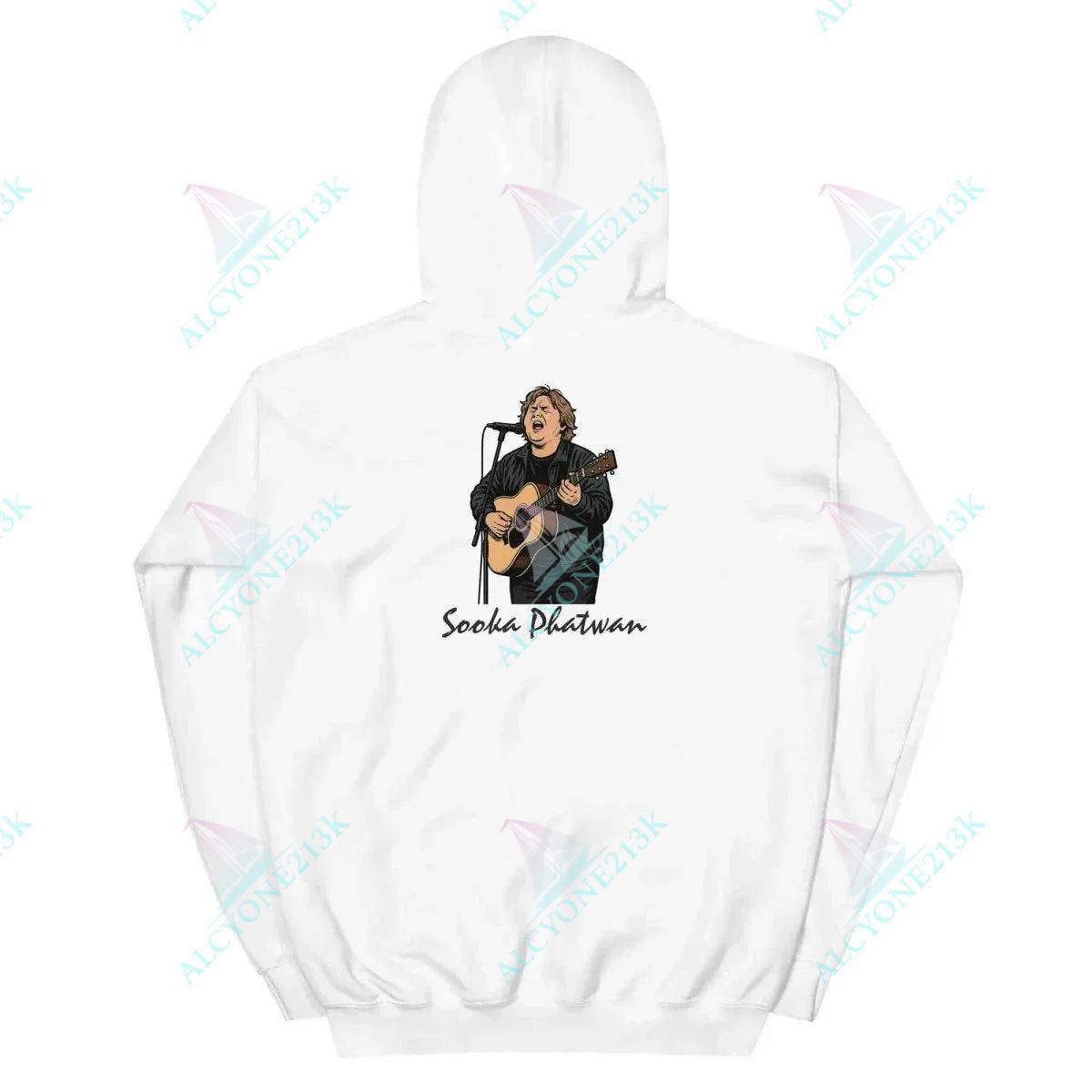 Hoodie Alcyone213k Lewis Capaldi Pink Graphic Hoodie - Eco-Friendly Unisex Sweatshirt for Fandom Lovers