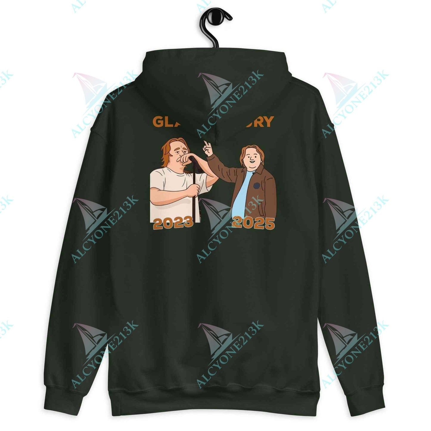 Alcyone213k Lewis Capaldi Glastonbury Special Hoodie - Unisex Eco-Friendly Cotton Blend