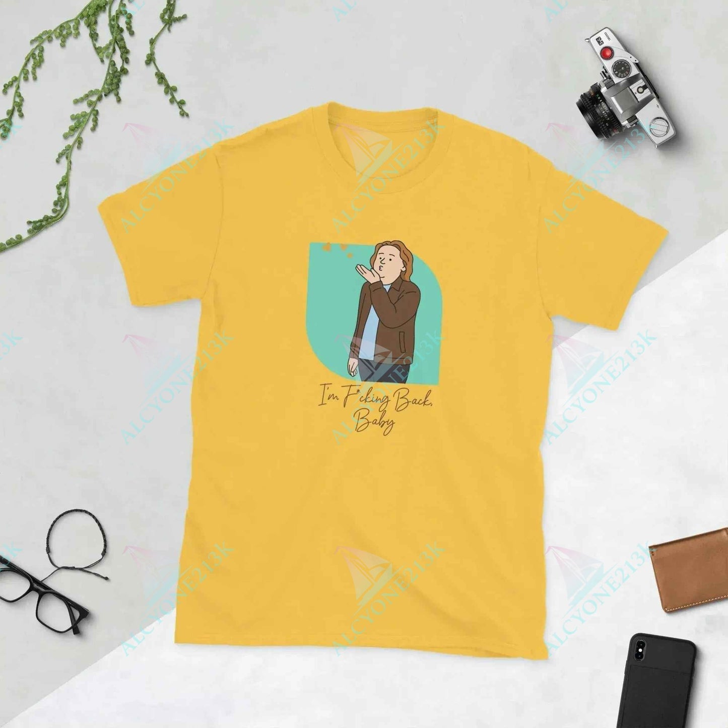 T-shirt Alcyone213k Lewis Capaldi "I'm Back" Unisex Cotton T-Shirt | Music Fan Apparel Daisy