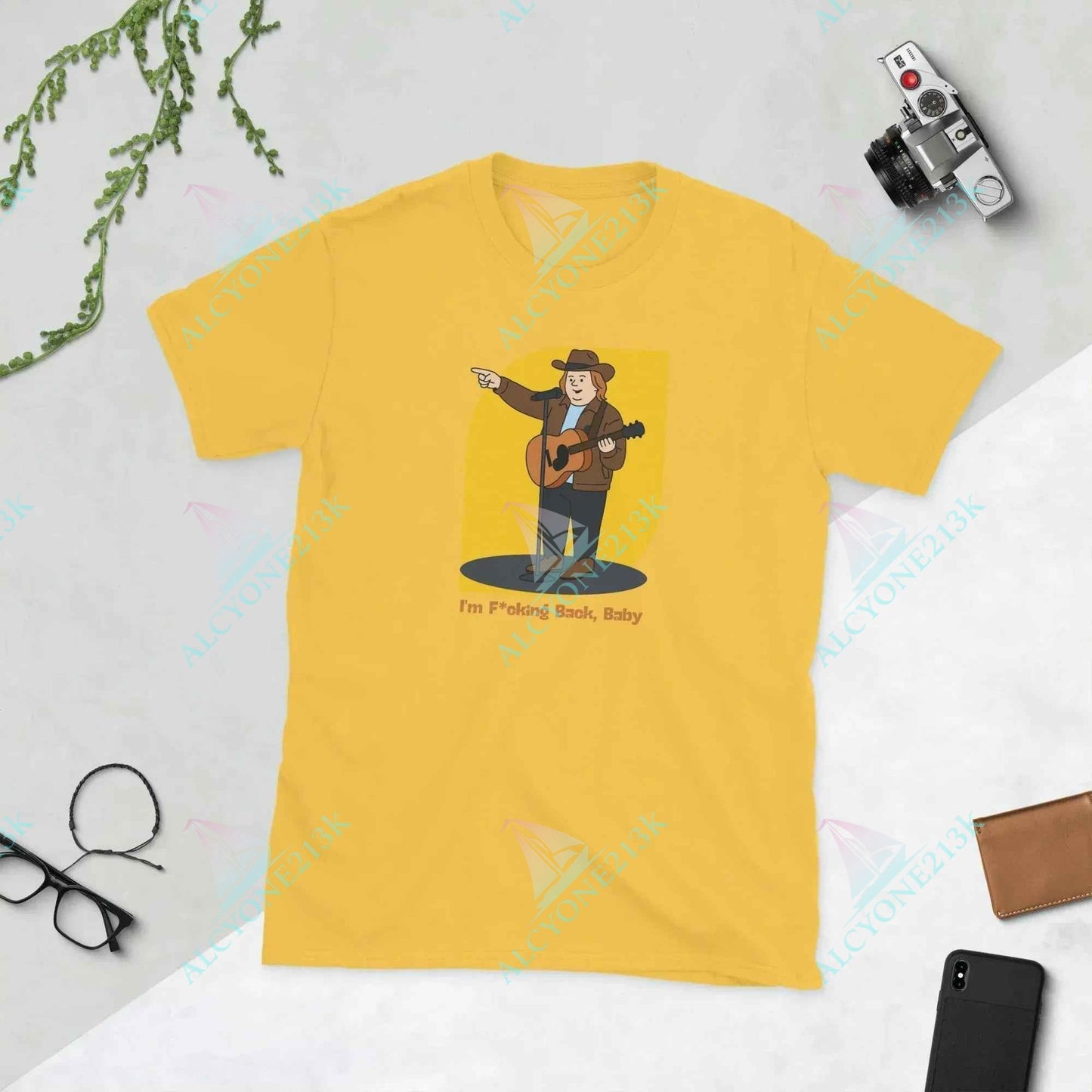 T-shirt Alcyone213k Lewis Capaldi I'm Back Unisex Cotton T-Shirt | Music Fan Apparel Daisy