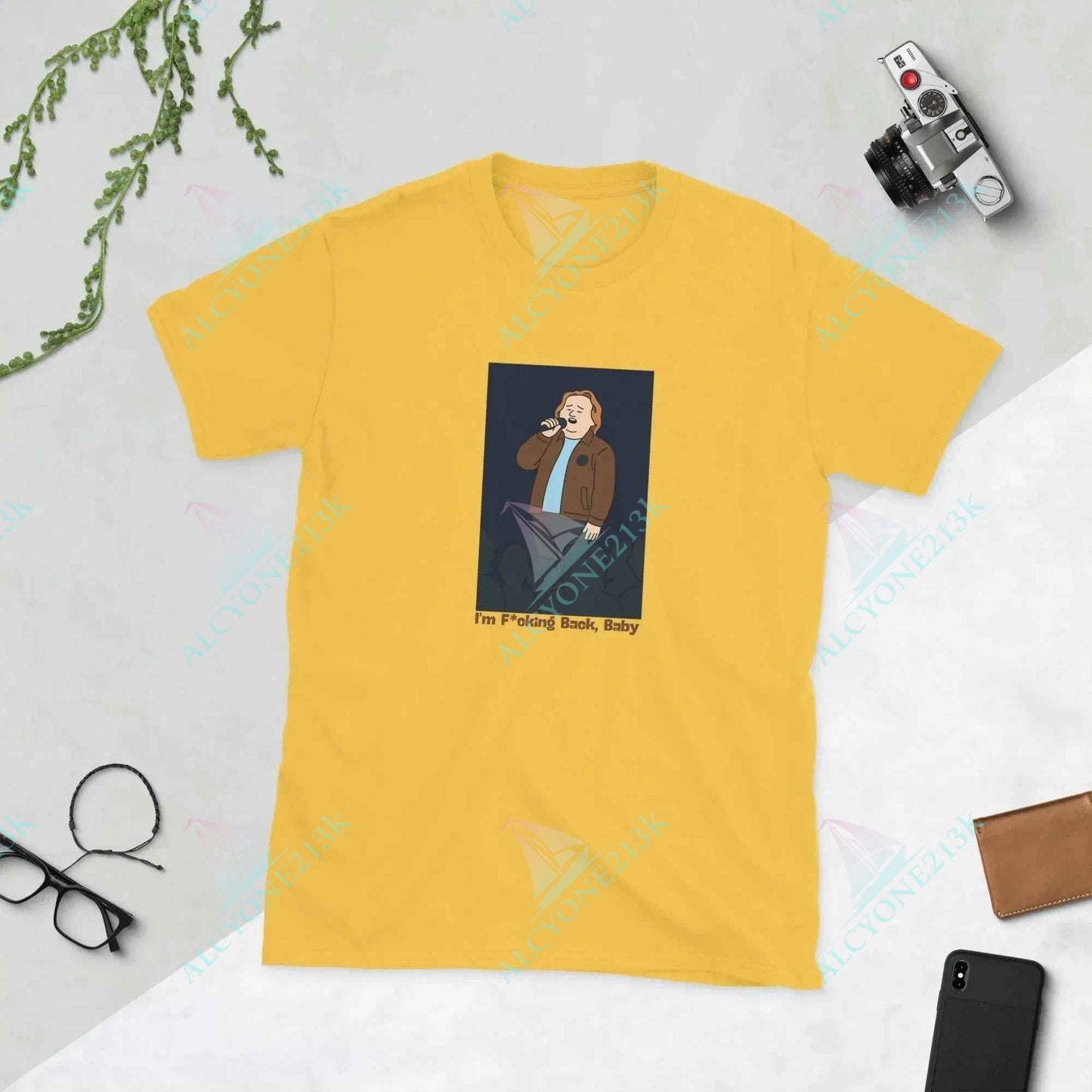 T-shirt Alcyone213k Lewis Capaldi "I'm Back" Unisex Cotton T-Shirt | Alcyone213k Daisy