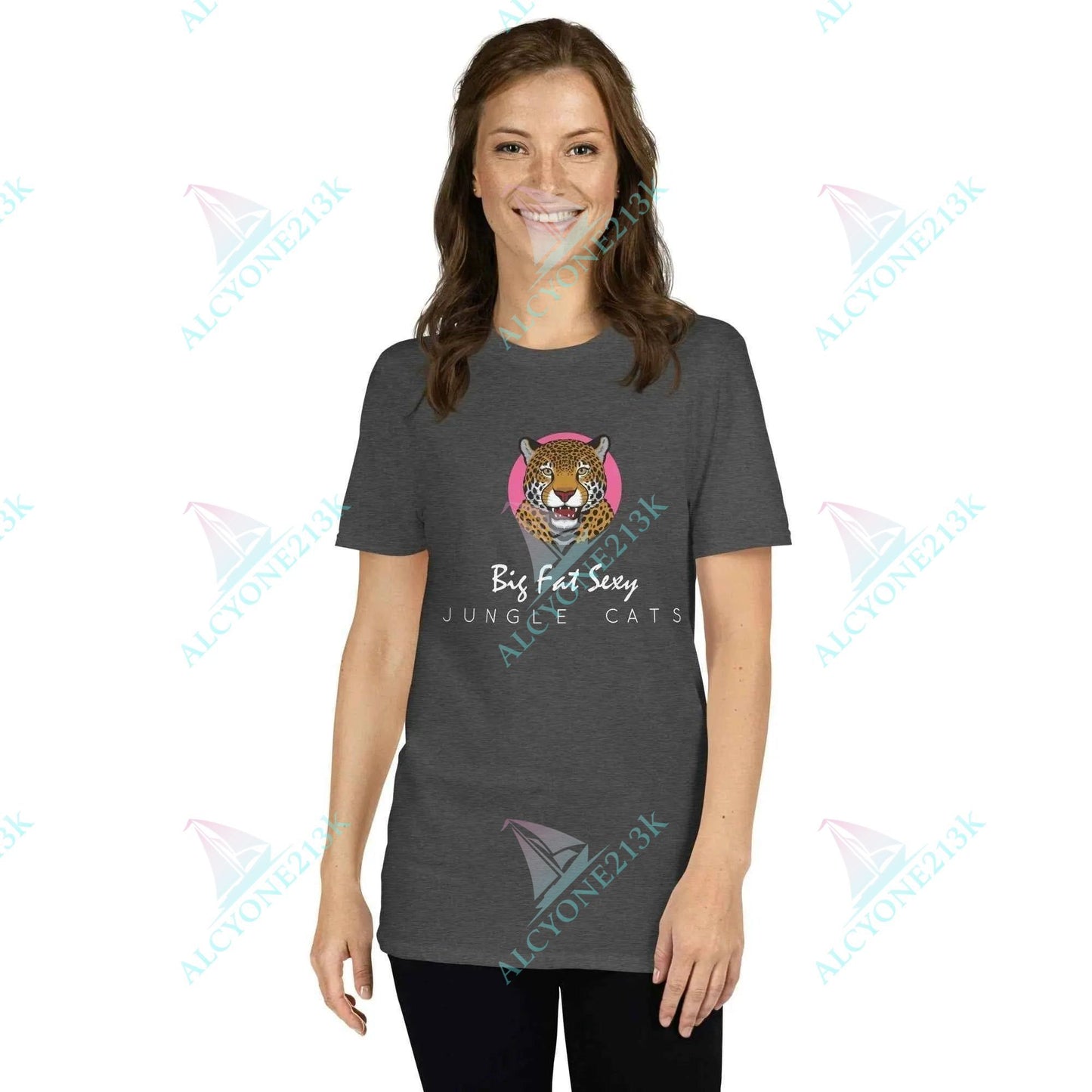 T-shirt Alcyone213k Lewis Capaldi Jungle Cats T-Shirt | Unisex Jungle Cats Tee for Music Lovers Dark Heather Grey