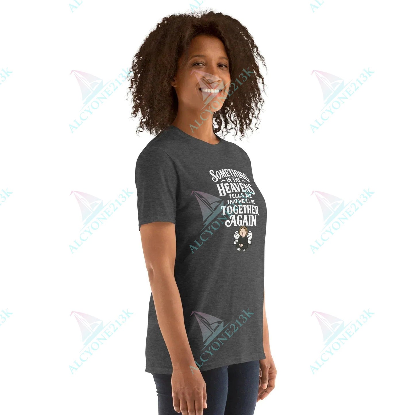 T-shirt Alcyone213k Lewis Capaldi "Something In The Heavens" Lyric T-Shirt - Unisex Cotton Tee