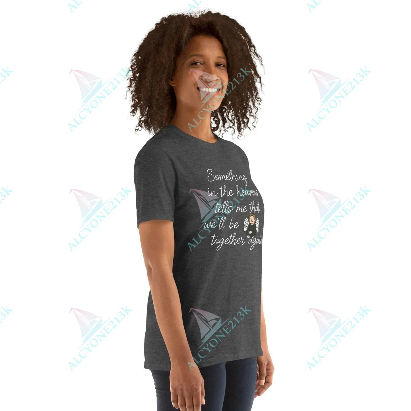 T-shirt Alcyone213k Lewis Capaldi "Something In The Heavens" Lyric T-Shirt - Black Unisex Tee