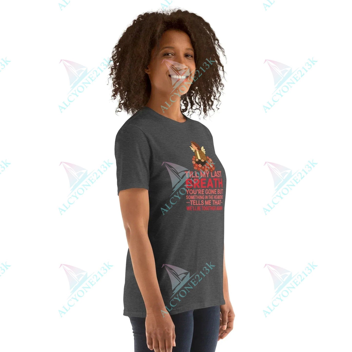 T-shirt Alcyone213k Lewis Capaldi "Something In The Heavens" Lyric T-Shirt | Unisex Cotton Tee