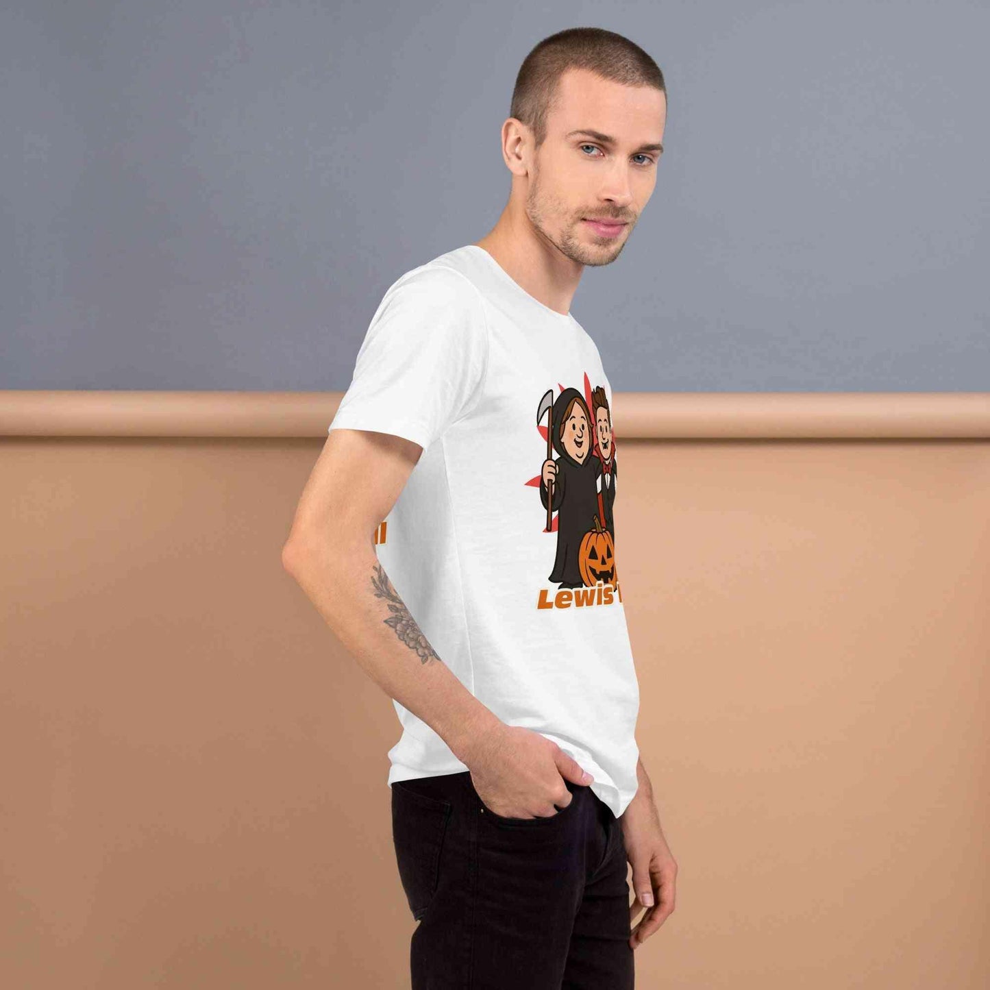 Lewis Capaldi Niall Horan Halloween T-Shirt | Unisex Music Fan Tee - Alcyone213k