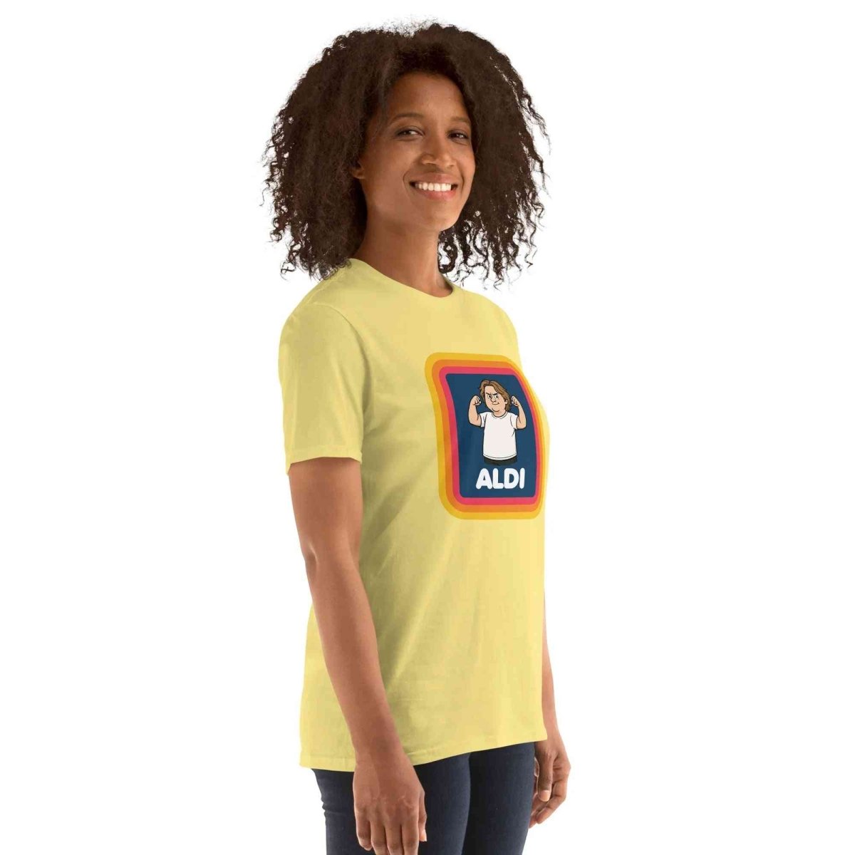 Lewis Capaldi Unisex Graphic T-Shirt | Fun 'Capaldi On A Aldi' Design for True Fans - Alcyone213k