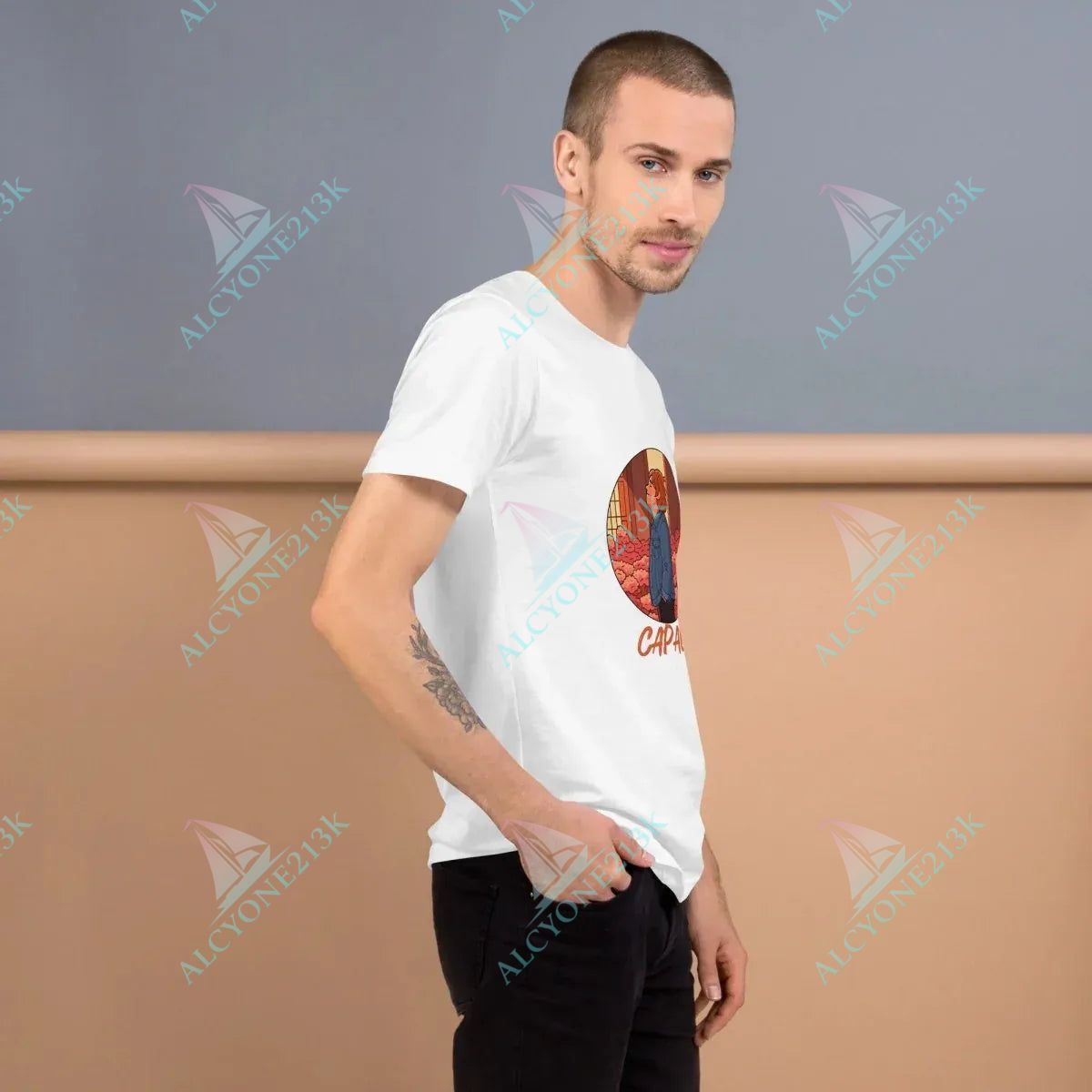 T-shirt Alcyone213k Lewis Capaldi T-Shirt | Alcyone213k Unisex Comfort Fit Black Tee - Capals