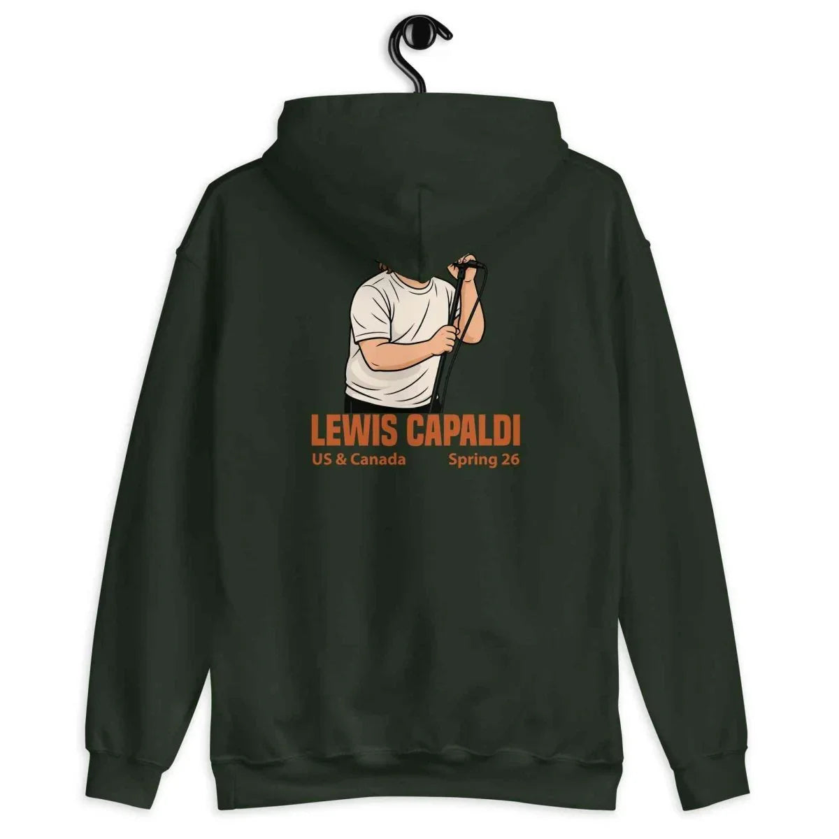 Lewis Capaldi Tour 2026 Unisex Hoodie - Alcyone213k Cotton Blend - Alcyone213k