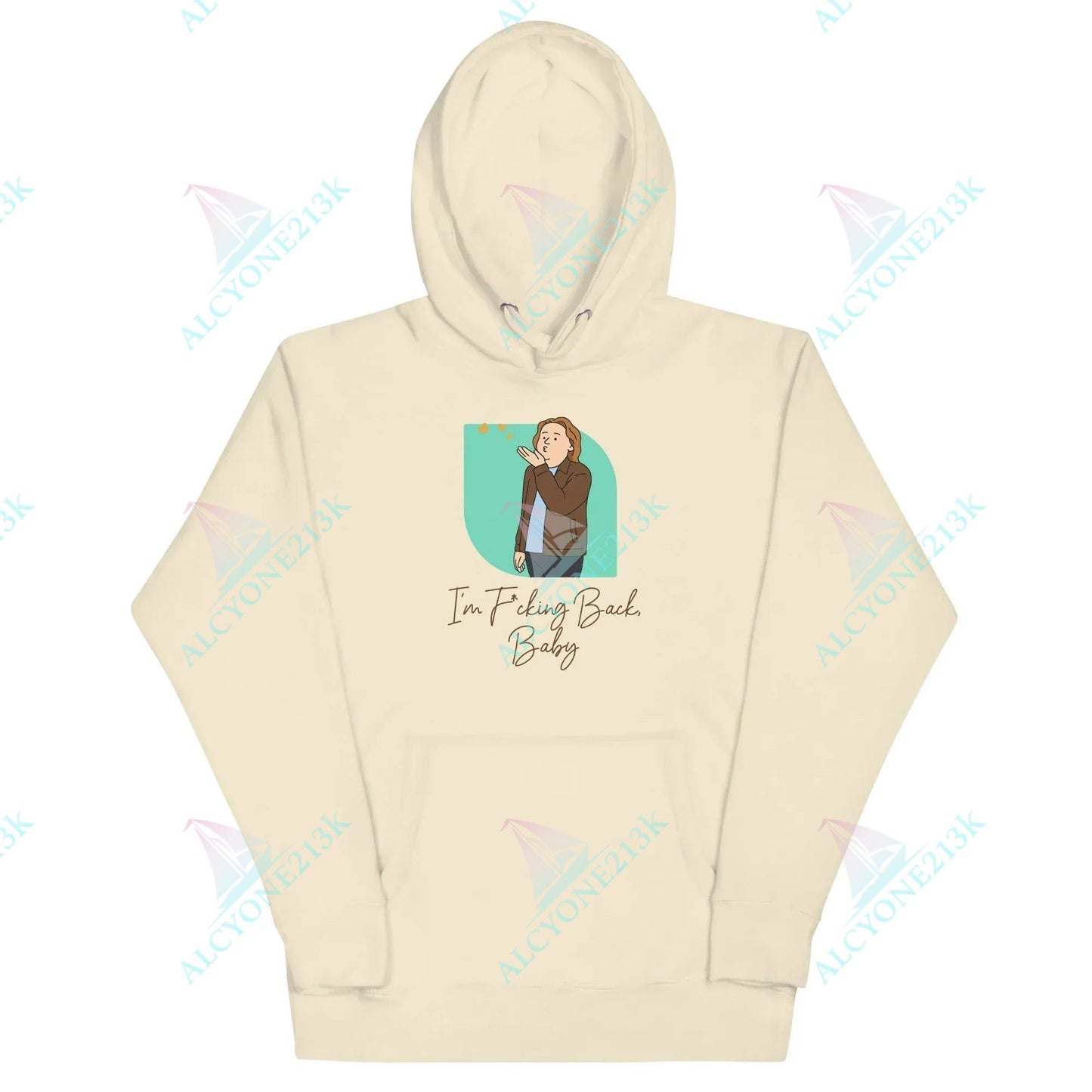 Alcyone213k Lewis Capaldi Unisex Hoodie - "I'm Back" Inspired Fan Apparel Bone