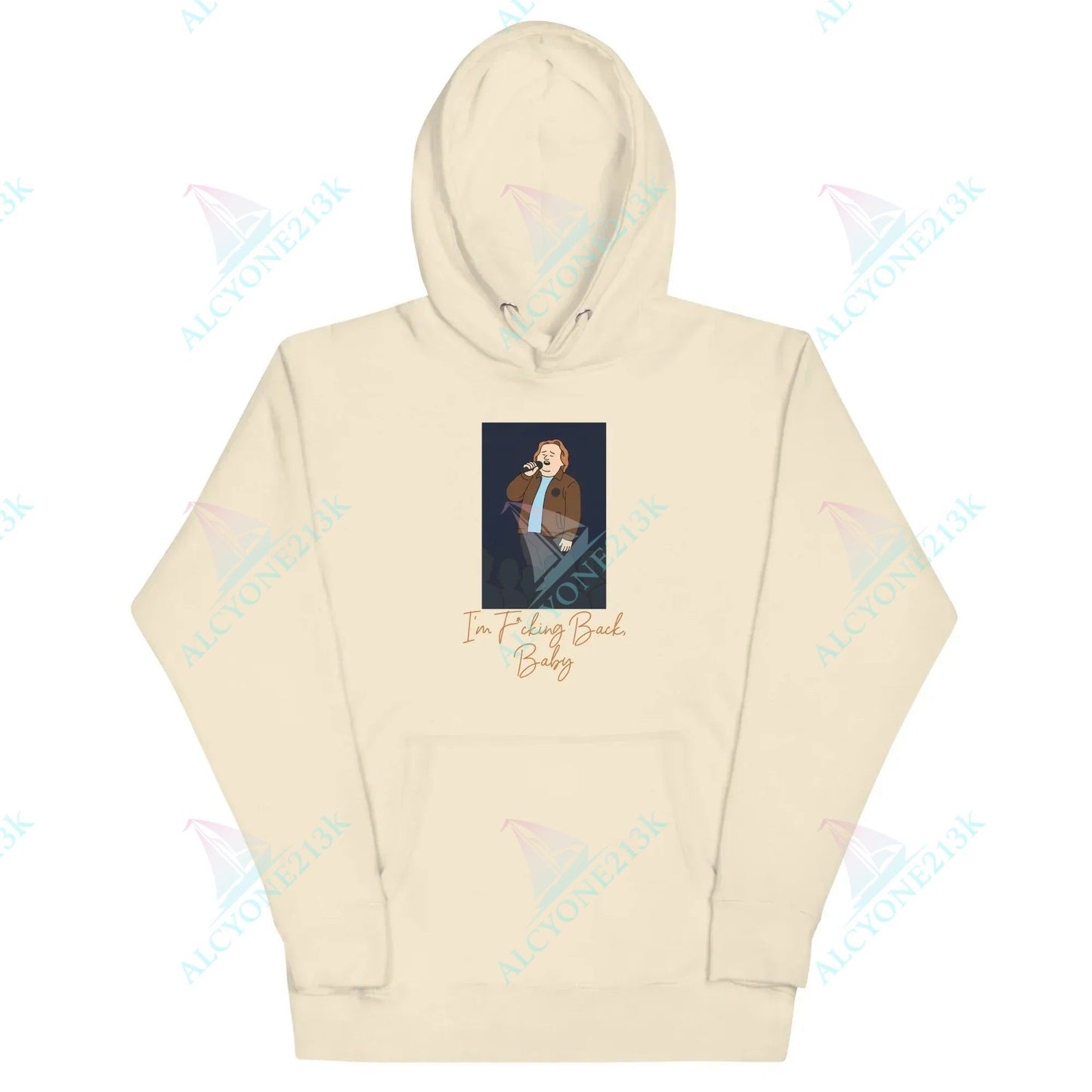 Alcyone213k Lewis Capaldi "I'm Back" Unisex Hoodie | Fan Pride Concert Apparel Bone