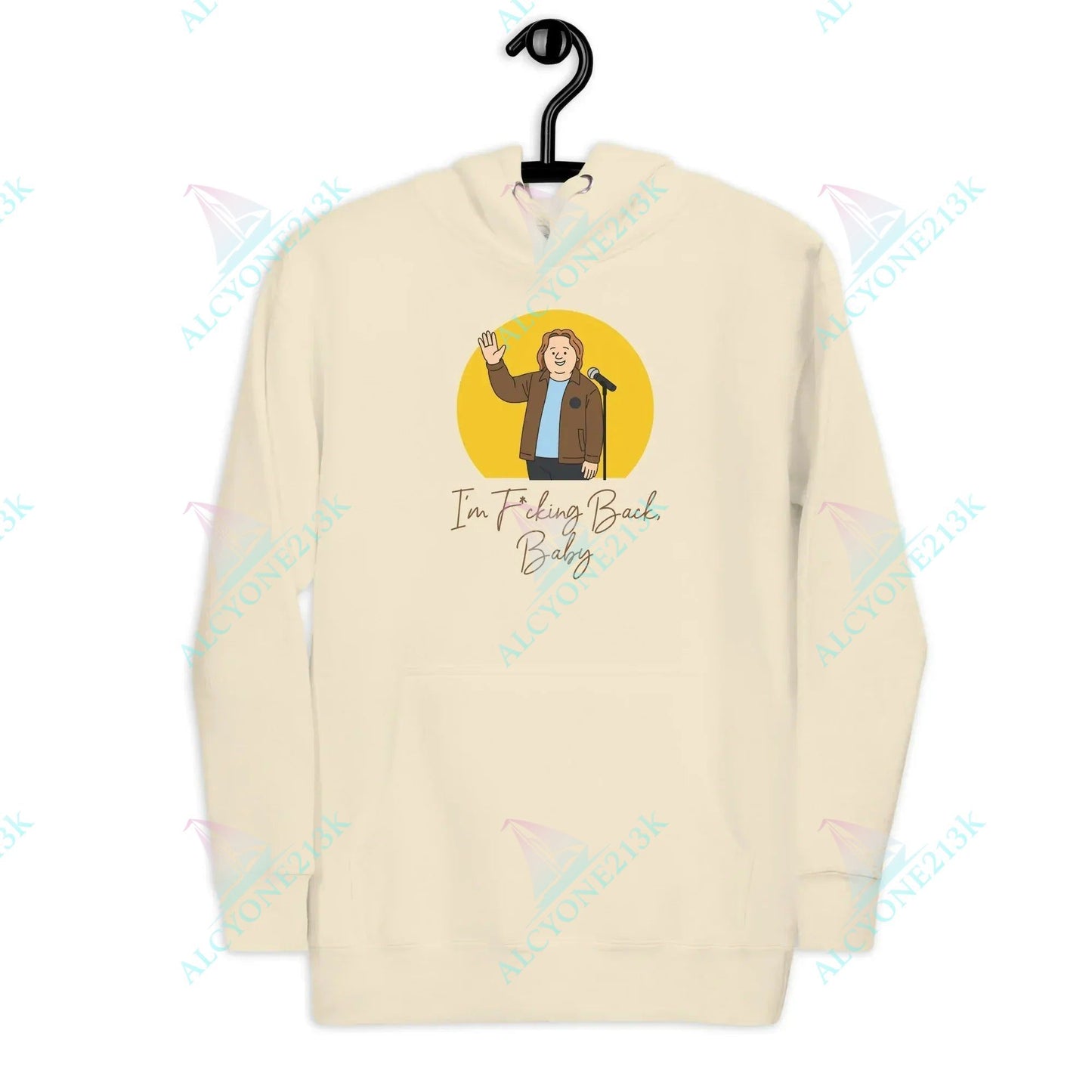 Alcyone213k Lewis Capaldi "I'm Back" Unisex Hoodie | Fan Concert Apparel Bone