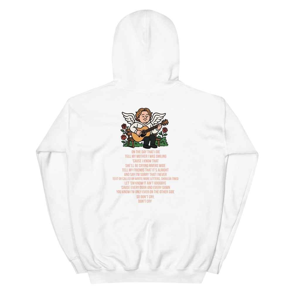 Lewis Capaldi "On The Day That I Die" Lyrics Hoodie - Unisex Cotton Blend - Alcyone213k