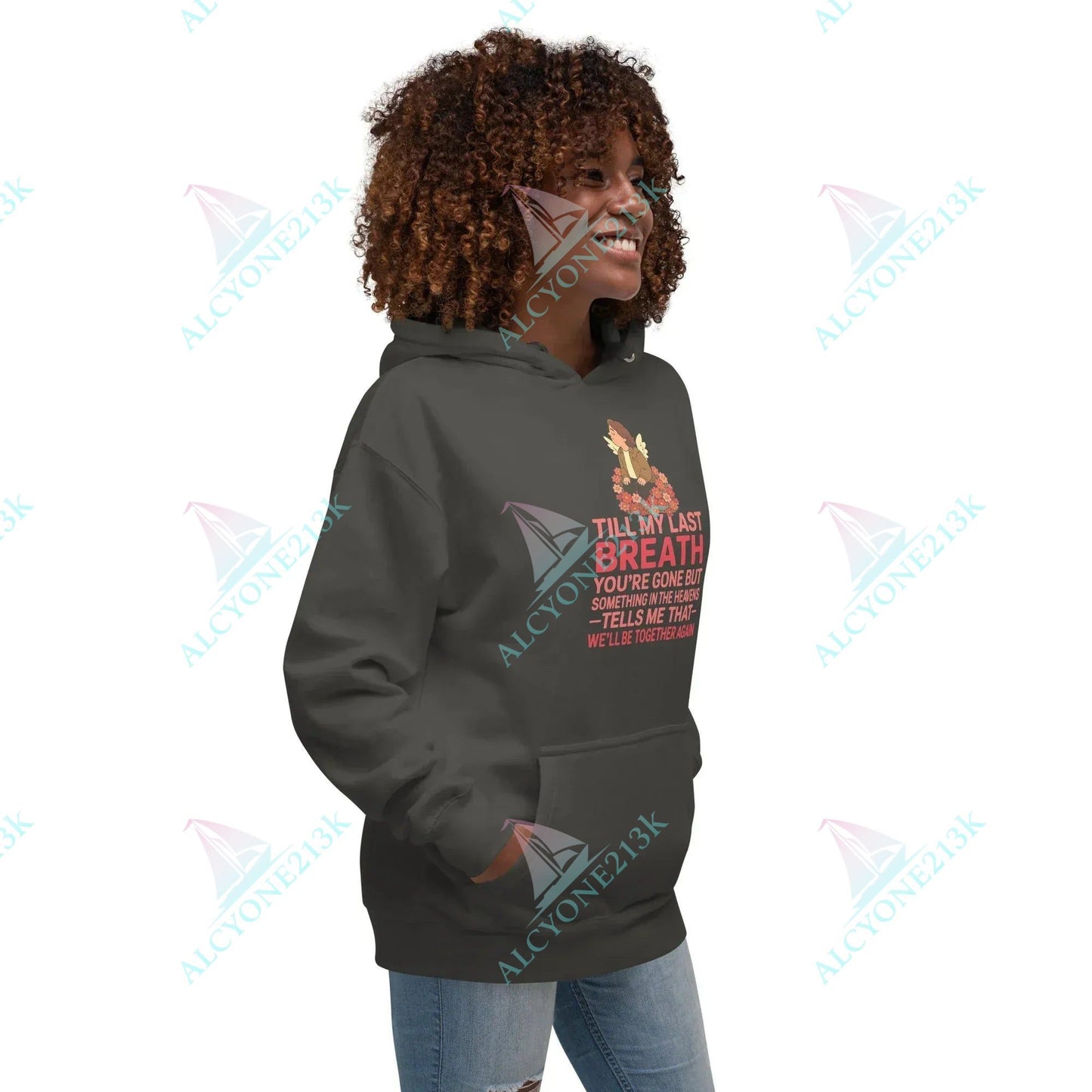 Alcyone213k Lewis Capaldi Unisex Hoodie | "Something In The Heavens" Lyrics Cotton Blend
