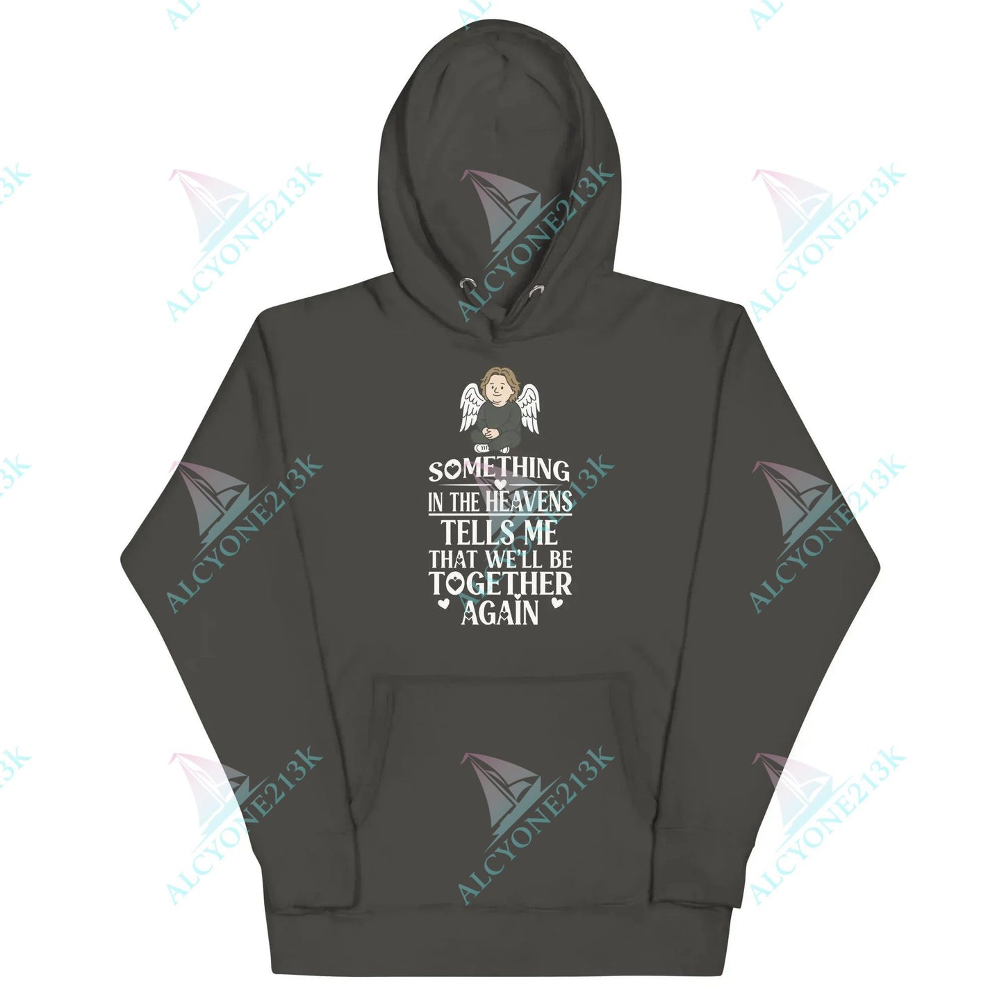 Alcyone213k Lewis Capaldi Unisex Hoodie | "Something In The Heavens" Lyrics Vintage Black