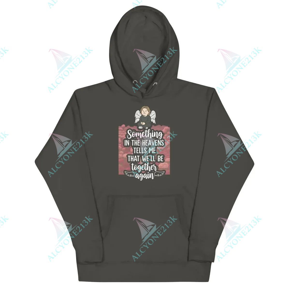 Alcyone213k Lewis Capaldi Hoodie with Inspiring Lyrics | Unisex Fanwear for Every Music Lover - Something In The Heavens Vintage Black