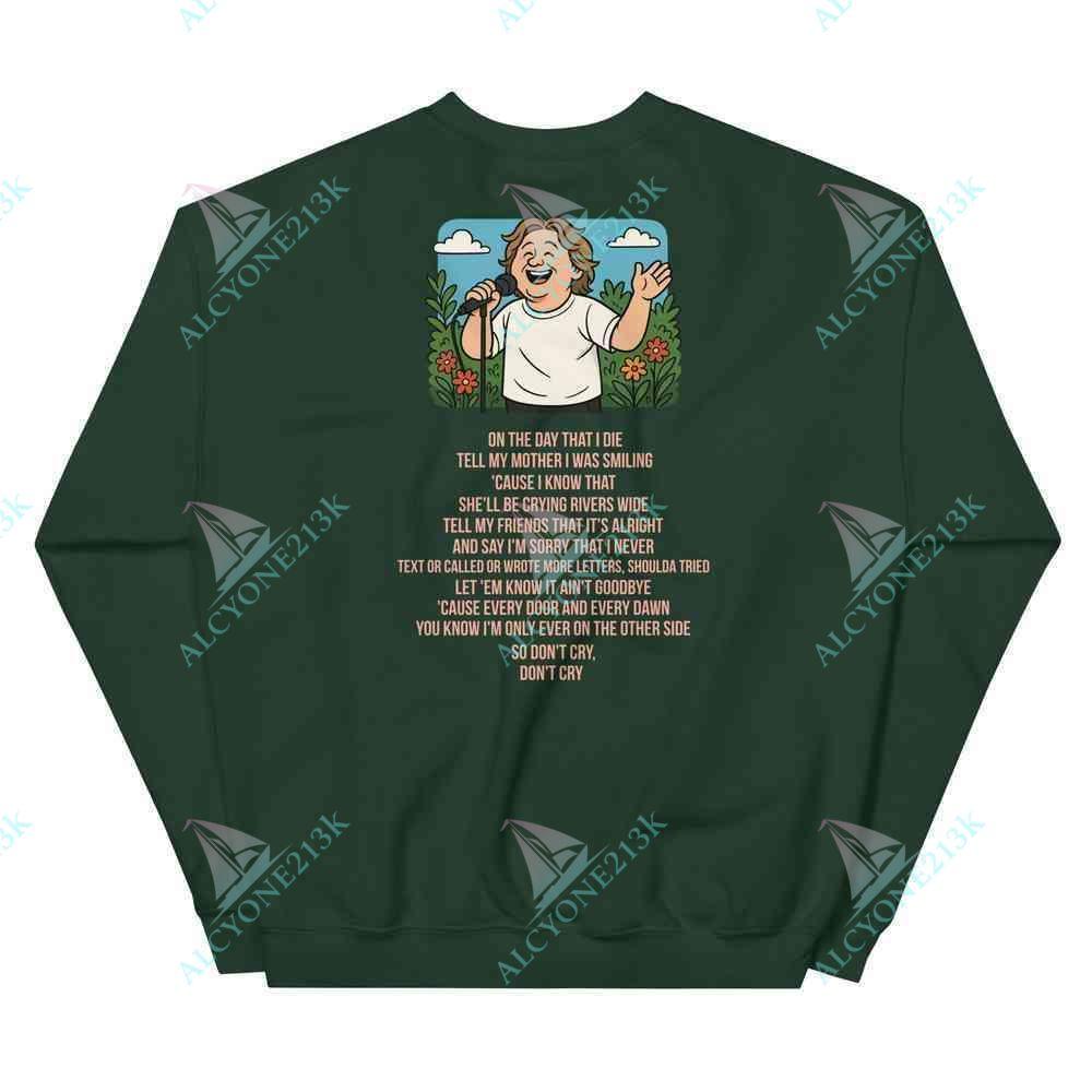 Alcyone213k Lewis Capaldi Unisex Sweatshirt - On The Day That I Die Lyrics - Iconic Lewis Capaldi Sweatshirt