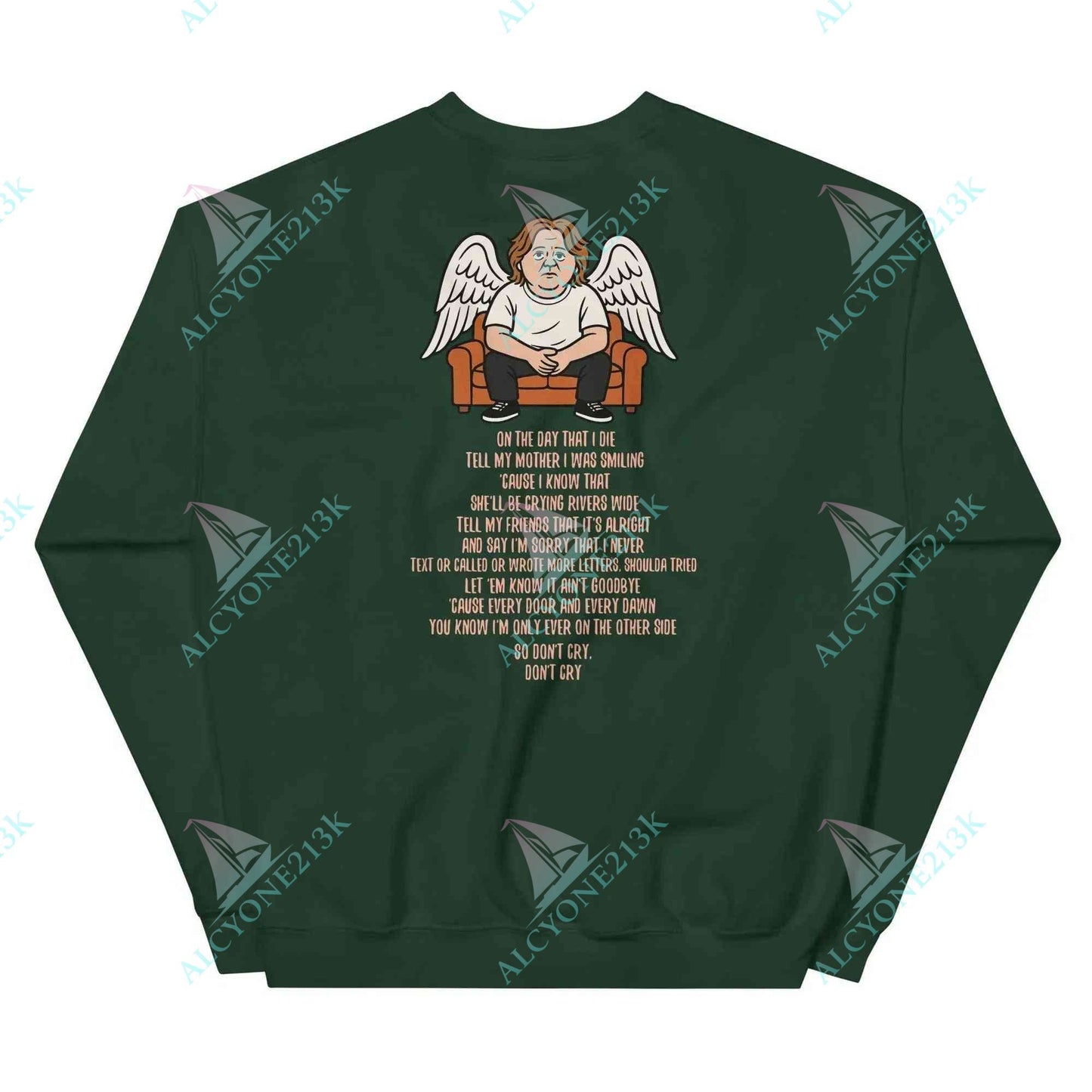 Alcyone213k Lewis Capaldi Sweatshirt Lyrics Inspired Unisex Design On The Day That I Die