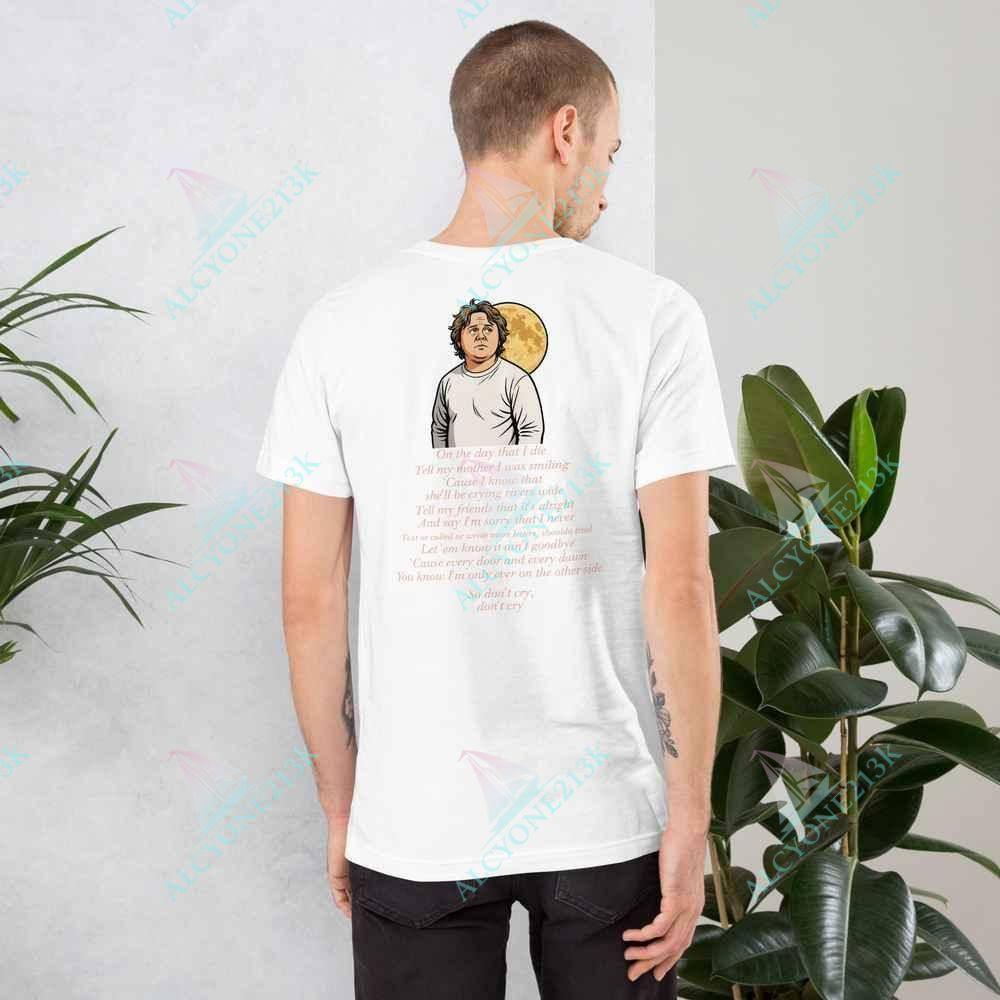 T-shirt Alcyone213k Lewis Capaldi "On The Day That I Die" Lyrics T-Shirt - Unisex Music Apparel