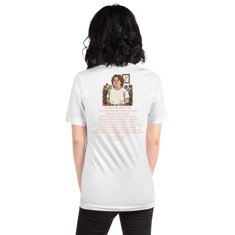 Lewis Capaldi "On The Day That I Die" Unisex Cotton Blend T-Shirt - Alcyone213k