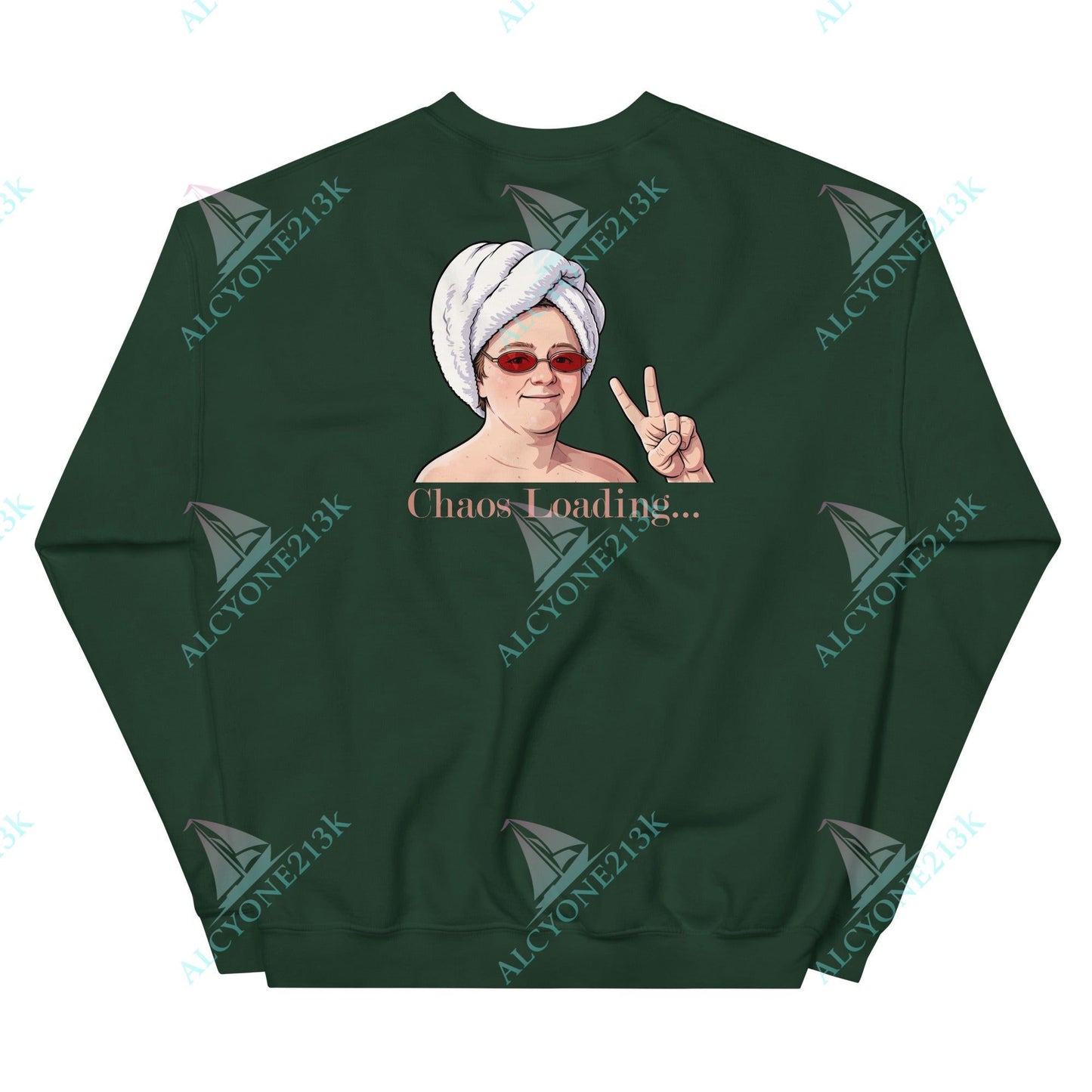 Alcyone213k Lewis Capaldi Unisex Sweatshirt - Chaos Loading - Funny Quotes