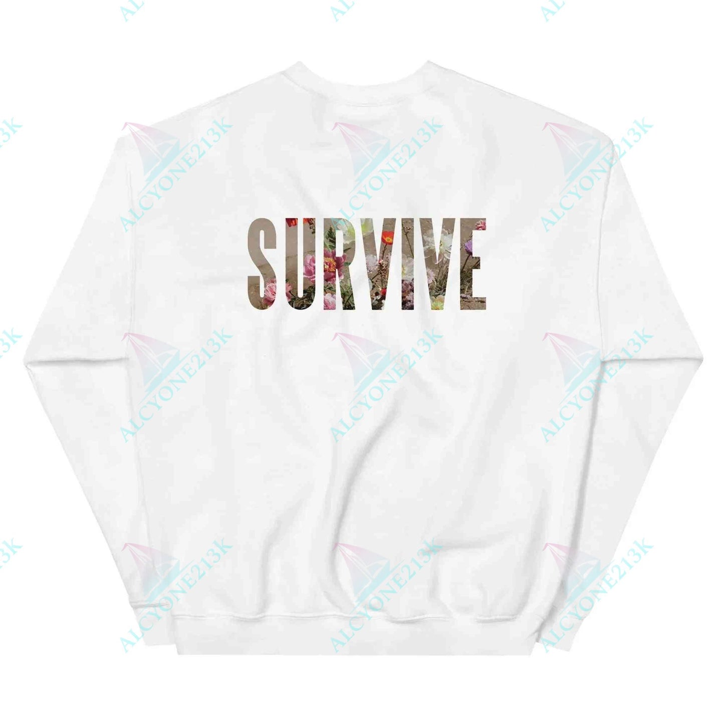 Alcyone213k Lewis Capaldi Unisex Sweatshirt - Survive - Lyrics Inspired Lewis Capaldi Sweatshirt