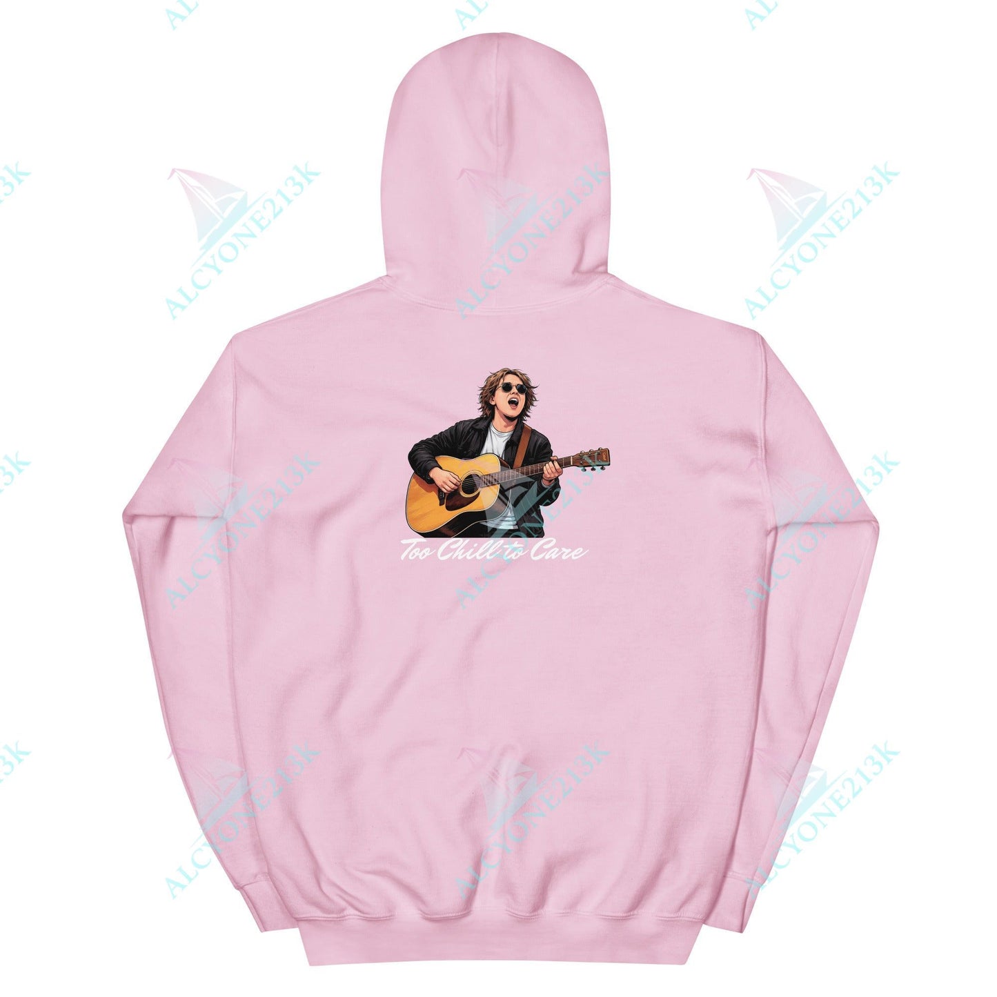 Alcyone213k Lewis Capaldi Unisex Hoodie - To Chill To Care - Funny Quotes