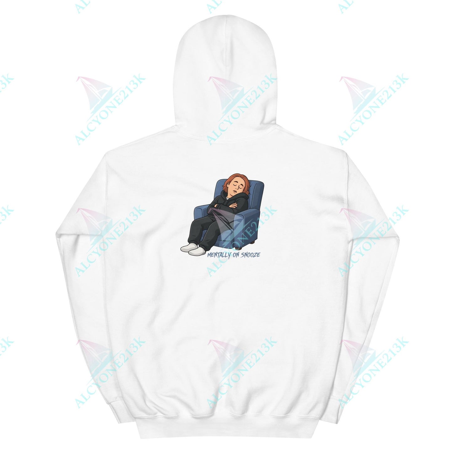 Alcyone213k Lewis Capaldi Unisex Hoodie - Mentally On Snooze - Funny Quotes
