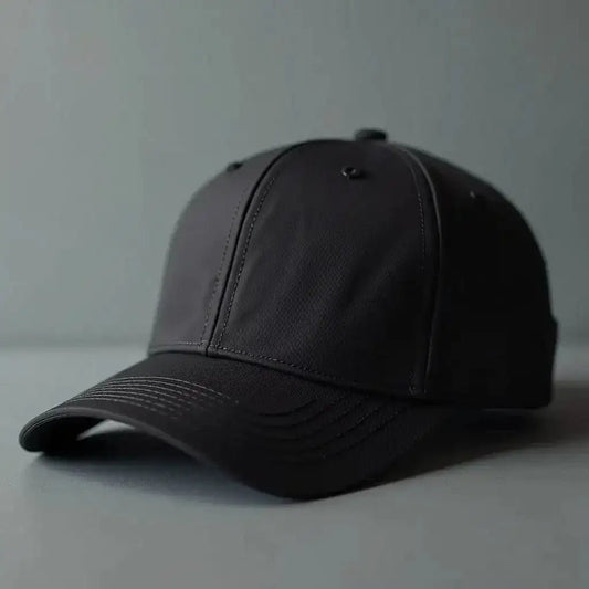 Adjustable Dad Cap for Concerts: Find Your Perfect Fit, black cap on a neutral background.