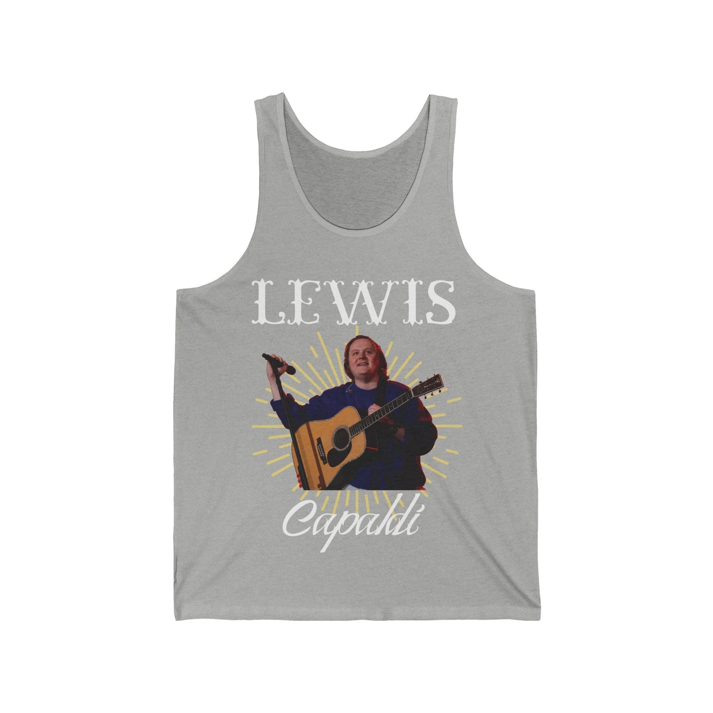 Lewis Capaldi Unisex Jersey Tank Top - Graphic