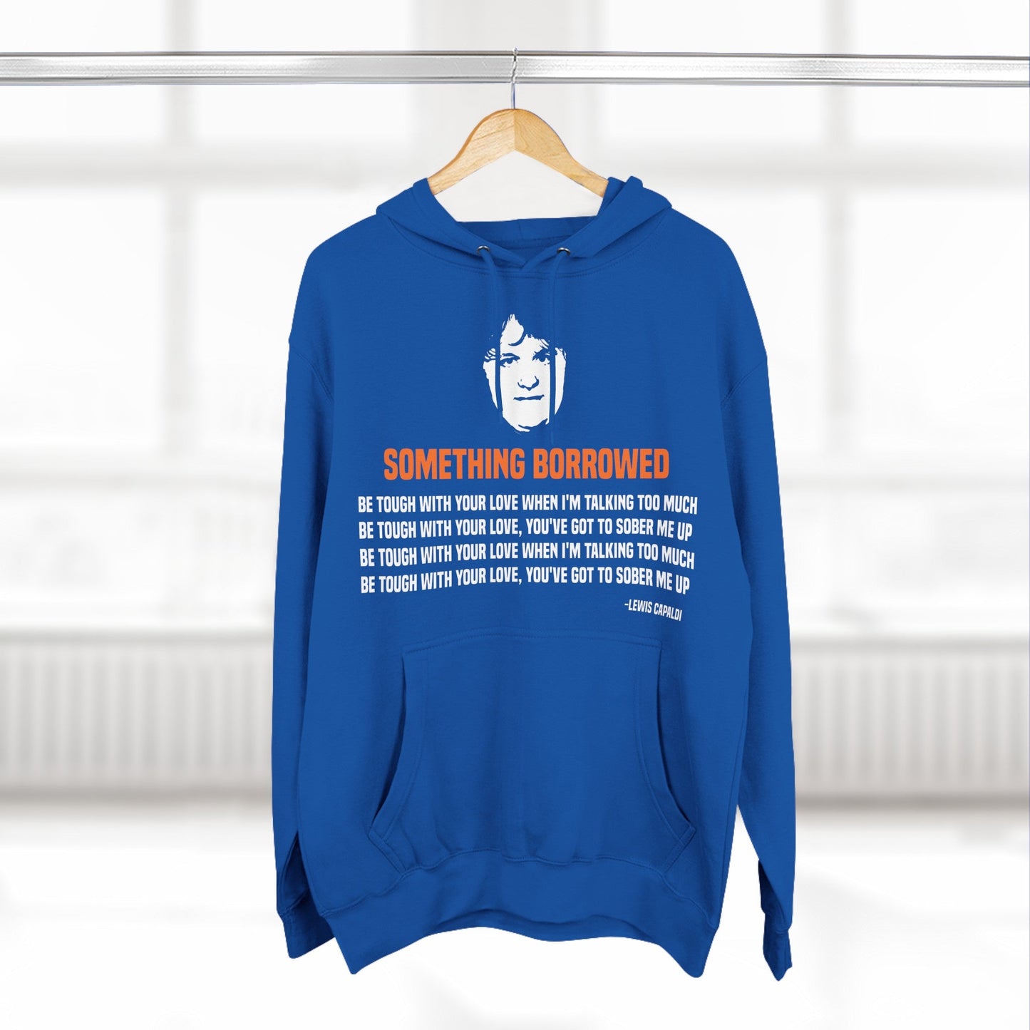 Lewis Capaldi Three-Panel Fleece Hoodie - Something Borrowed